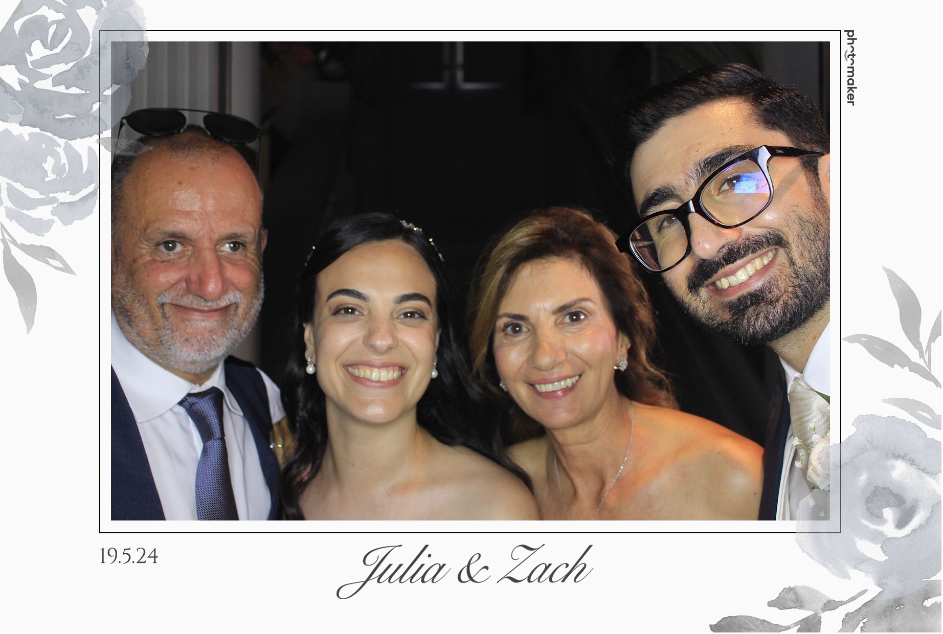 Julia & Zach's Wedding | View more photos from the event at gallery.photomakerphotobooth.com.mt/u/PhotomakerMalta/Julia-Zachs-Wedding