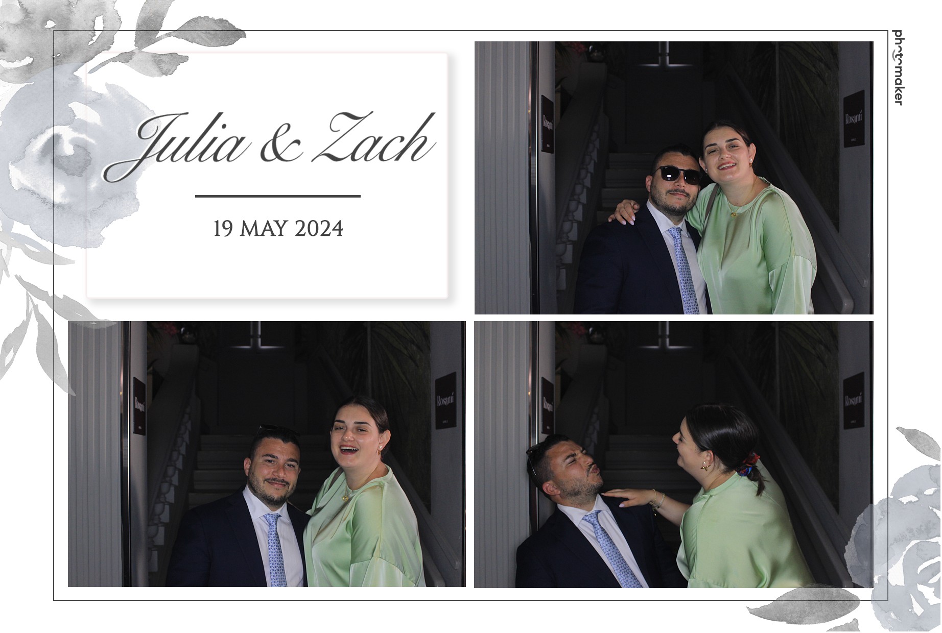 Julia & Zach's Wedding | View more photos from the event at gallery.photomakerphotobooth.com.mt/u/PhotomakerMalta/Julia-Zachs-Wedding