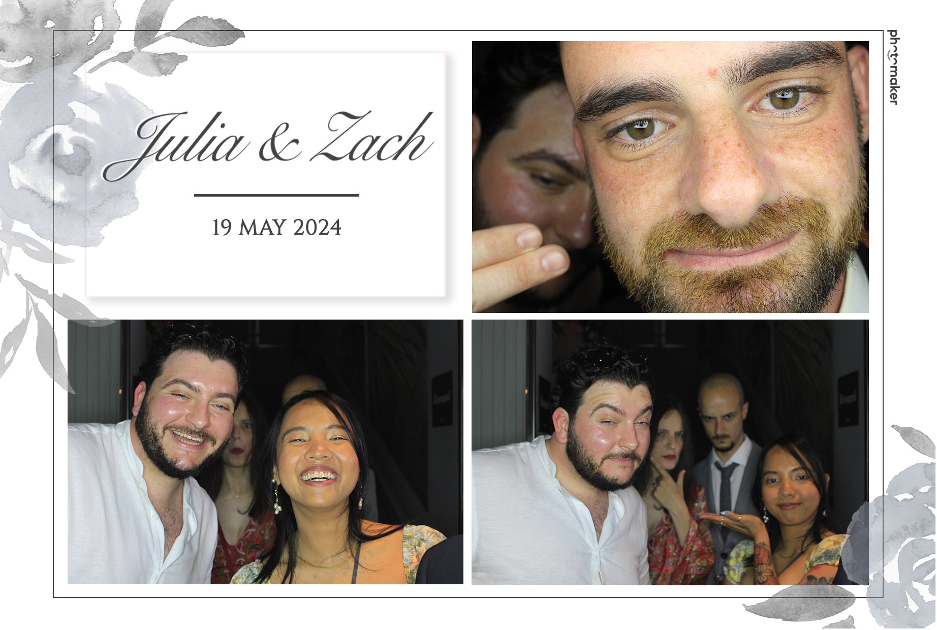 Julia & Zach's Wedding | View more photos from the event at gallery.photomakerphotobooth.com.mt/u/PhotomakerMalta/Julia-Zachs-Wedding