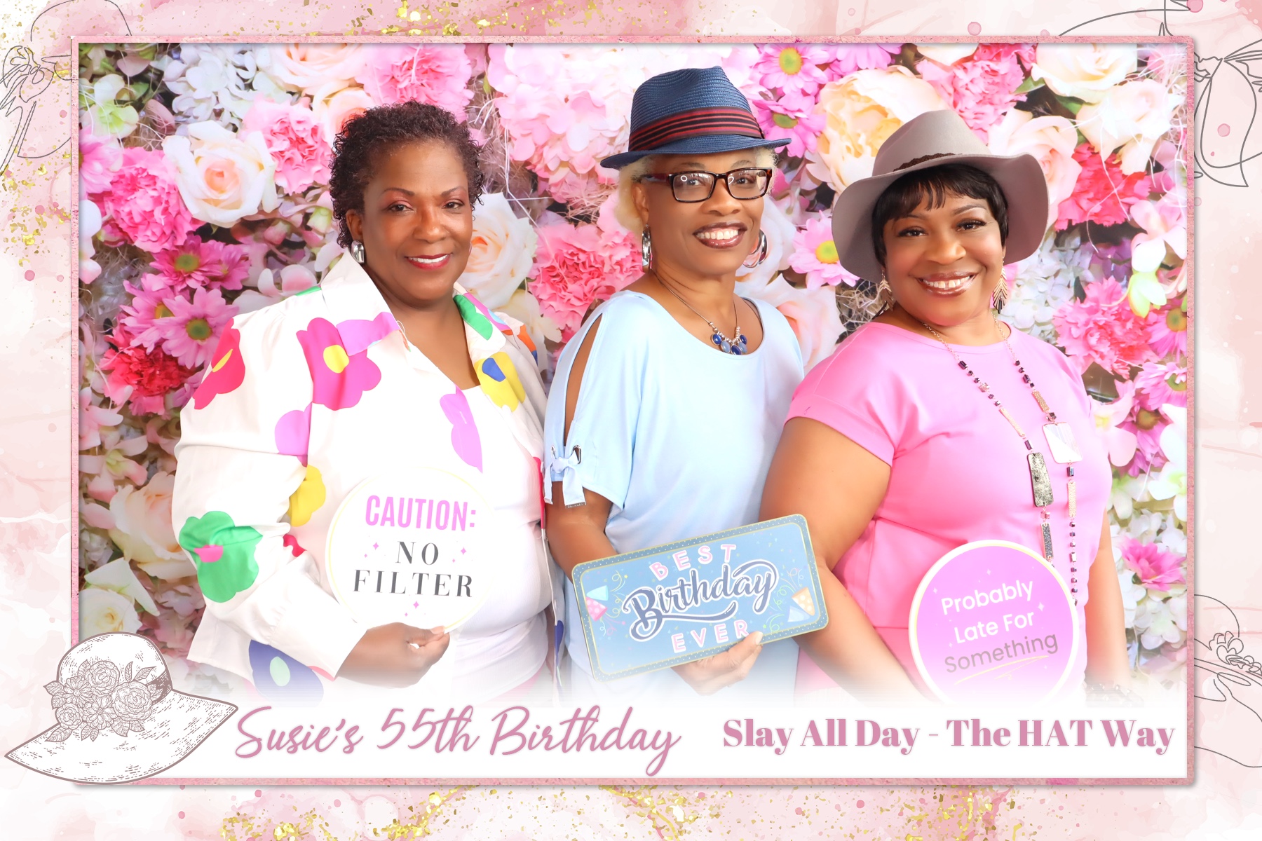 Susie's 55th Birthday Hat Party | View more photos from the event at gallery.rckapturedmemories.com/u/RCKapturedMemories/Susies-55th-Birthday-Hat-Party