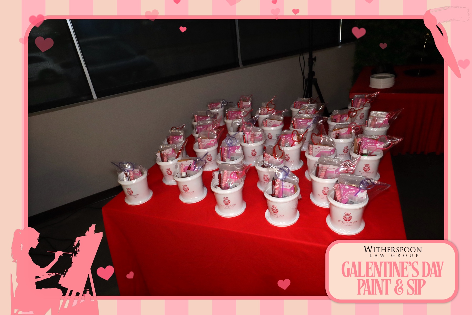 Galentine's Day:  Paint & Sip Party | View more photos from the event at gallery.rckapturedmemories.com/u/RCKapturedMemories/Galentines-Day-Paint-Sip-Party