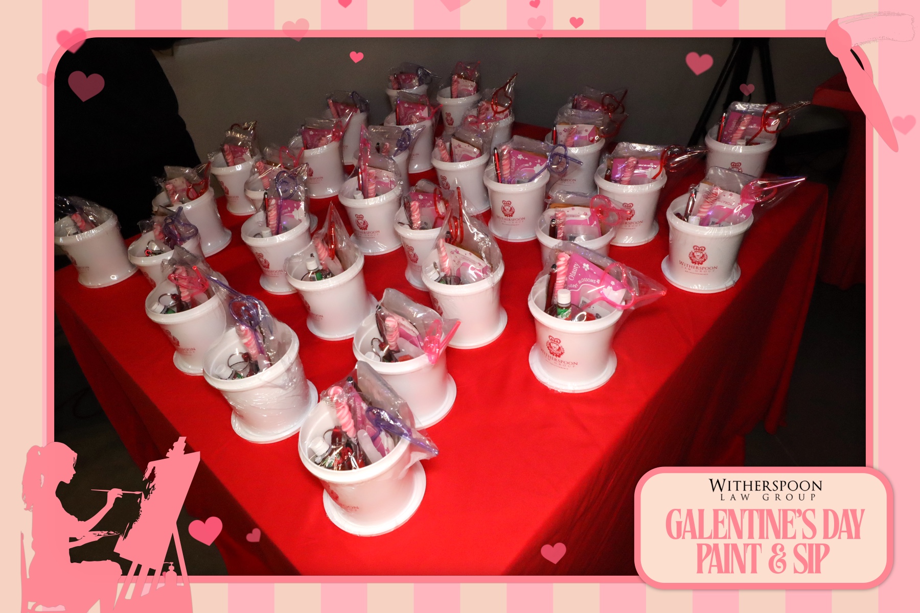 Galentine's Day:  Paint & Sip Party | View more photos from the event at gallery.rckapturedmemories.com/u/RCKapturedMemories/Galentines-Day-Paint-Sip-Party