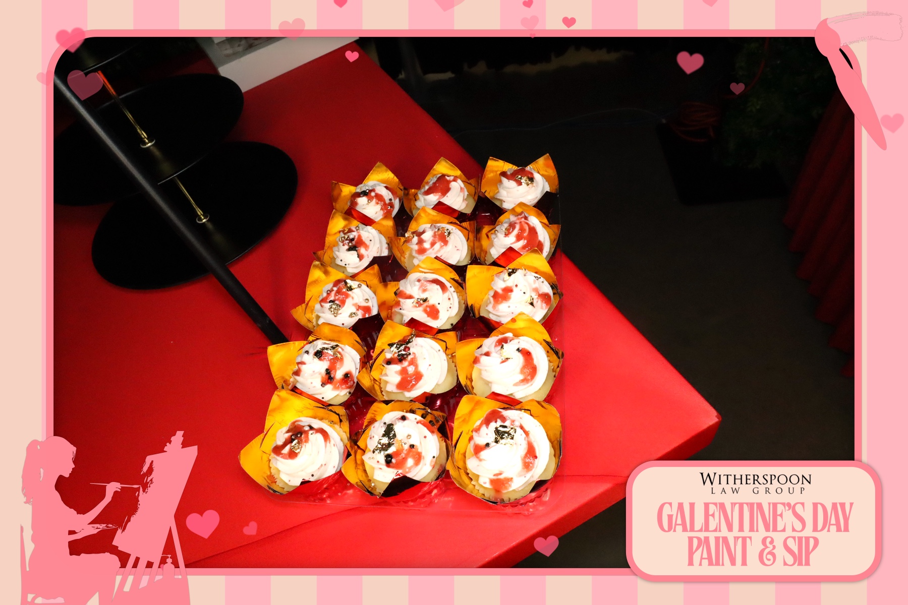 Galentine's Day:  Paint & Sip Party | View more photos from the event at gallery.rckapturedmemories.com/u/RCKapturedMemories/Galentines-Day-Paint-Sip-Party