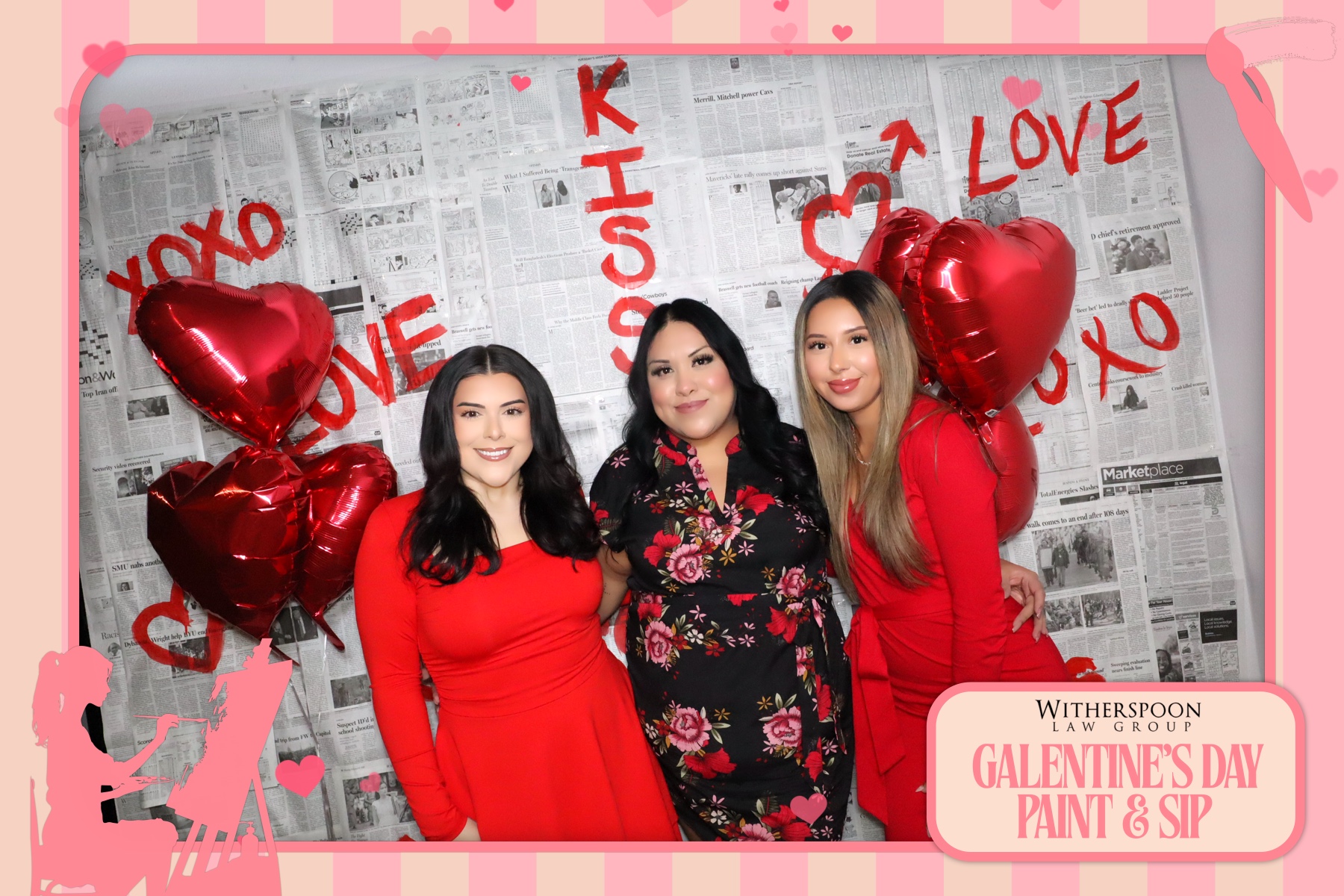 Galentine's Day:  Paint & Sip Party | View more photos from the event at gallery.rckapturedmemories.com/u/RCKapturedMemories/Galentines-Day-Paint-Sip-Party