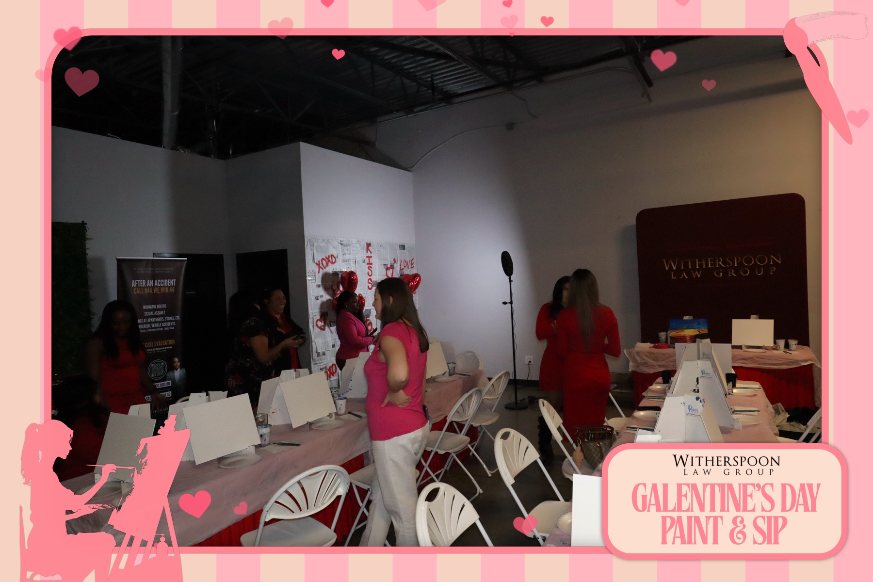 Galentine's Day:  Paint & Sip Party | View more photos from the event at gallery.rckapturedmemories.com/u/RCKapturedMemories/Galentines-Day-Paint-Sip-Party