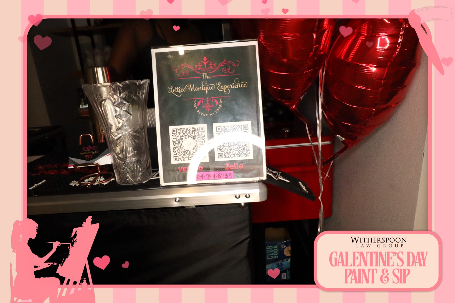 Galentine's Day:  Paint & Sip Party | View more photos from the event at gallery.rckapturedmemories.com/u/RCKapturedMemories/Galentines-Day-Paint-Sip-Party