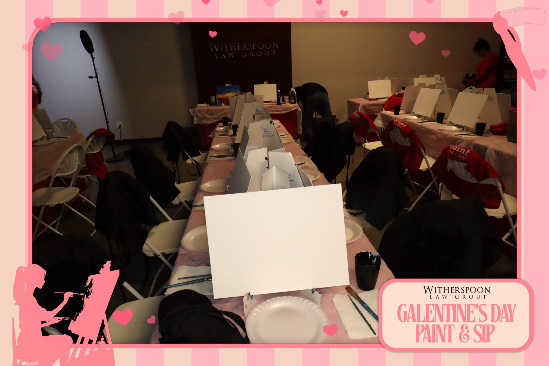 Galentine's Day:  Paint & Sip Party | View more photos from the event at gallery.rckapturedmemories.com/u/RCKapturedMemories/Galentines-Day-Paint-Sip-Party