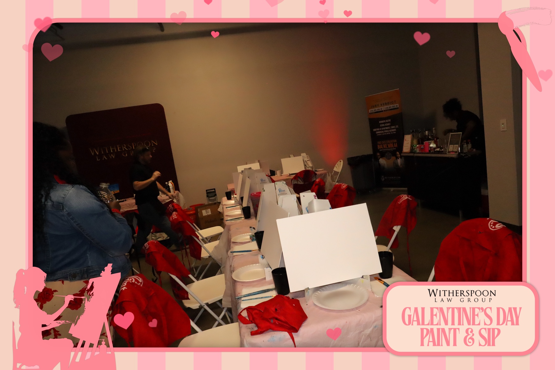 Galentine's Day:  Paint & Sip Party | View more photos from the event at gallery.rckapturedmemories.com/u/RCKapturedMemories/Galentines-Day-Paint-Sip-Party
