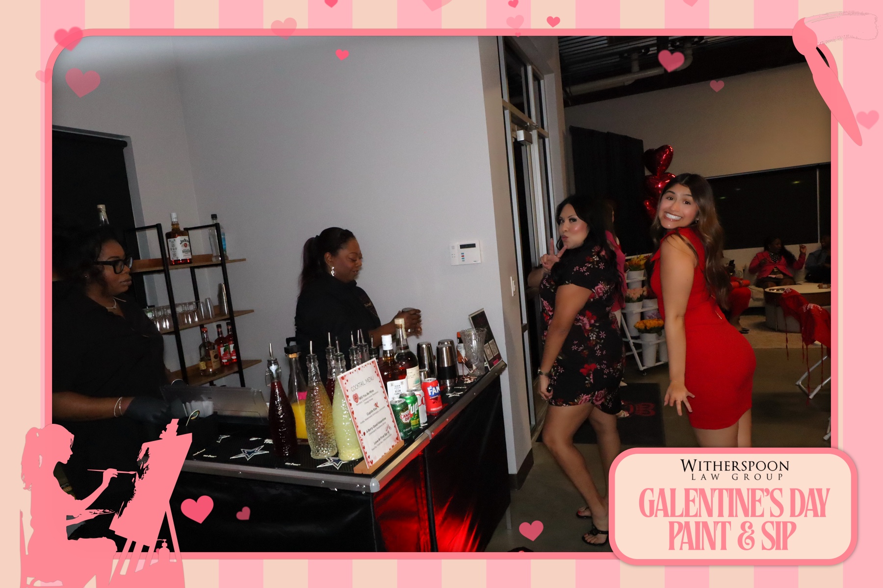 Galentine's Day:  Paint & Sip Party | View more photos from the event at gallery.rckapturedmemories.com/u/RCKapturedMemories/Galentines-Day-Paint-Sip-Party