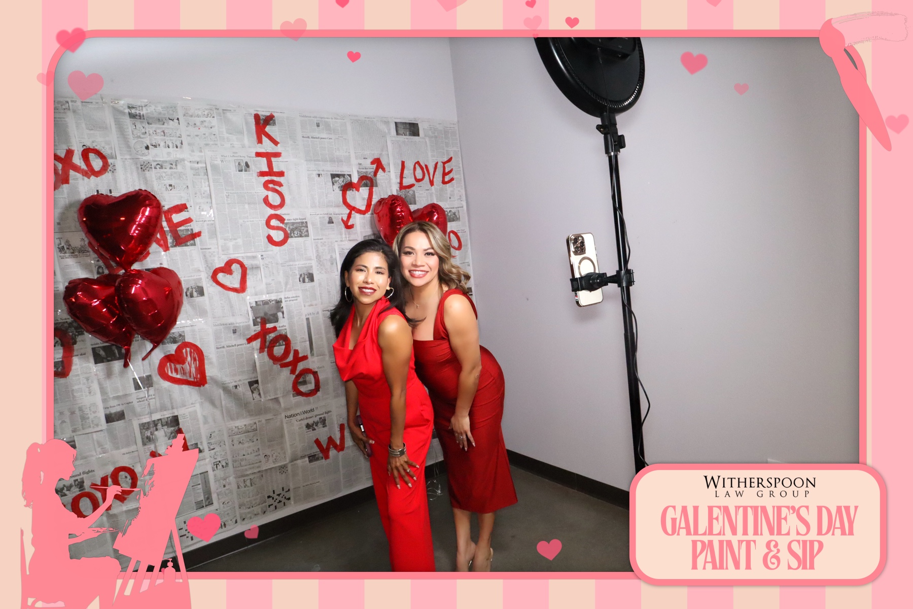 Galentine's Day:  Paint & Sip Party | View more photos from the event at gallery.rckapturedmemories.com/u/RCKapturedMemories/Galentines-Day-Paint-Sip-Party