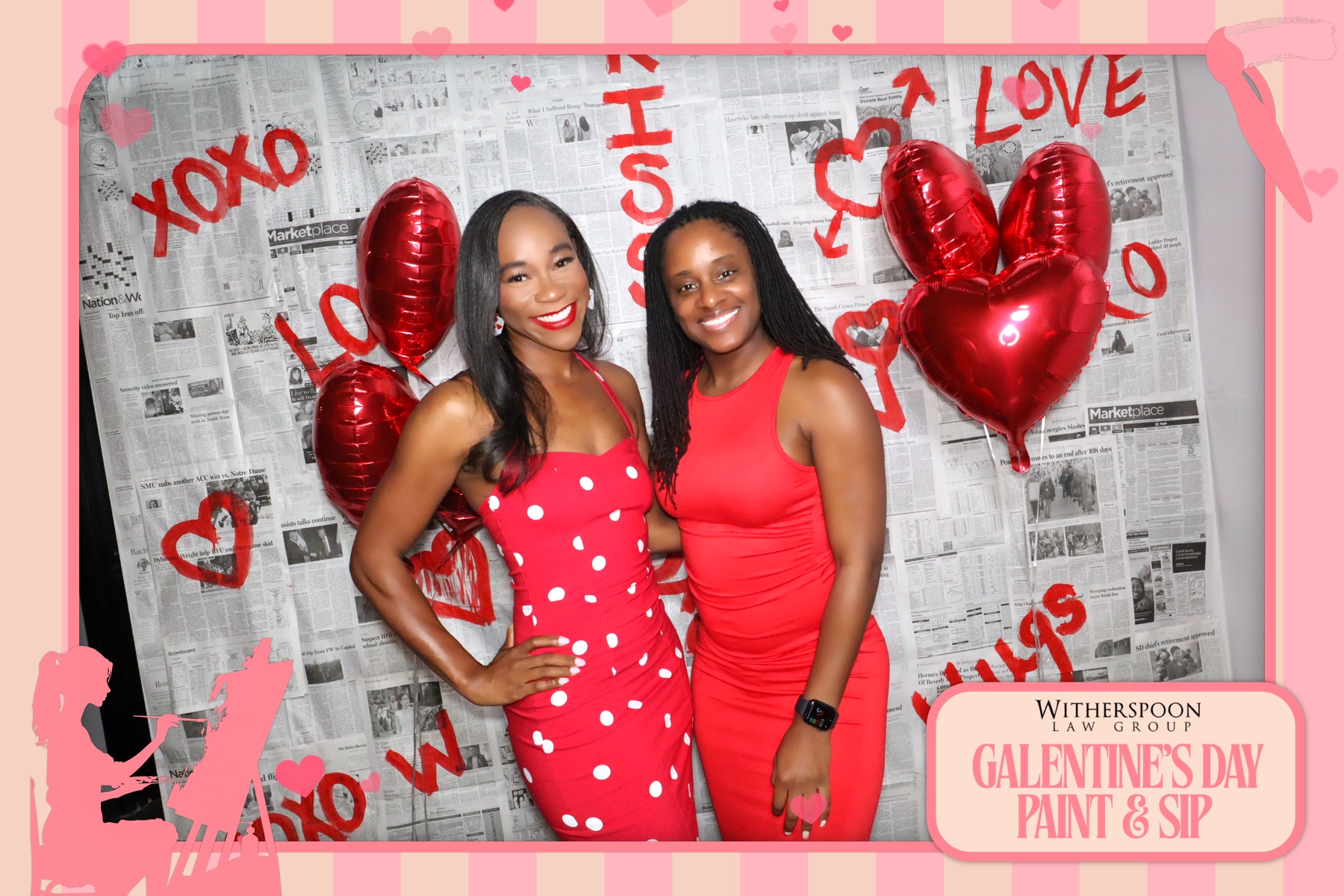 Galentine's Day:  Paint & Sip Party | View more photos from the event at gallery.rckapturedmemories.com/u/RCKapturedMemories/Galentines-Day-Paint-Sip-Party