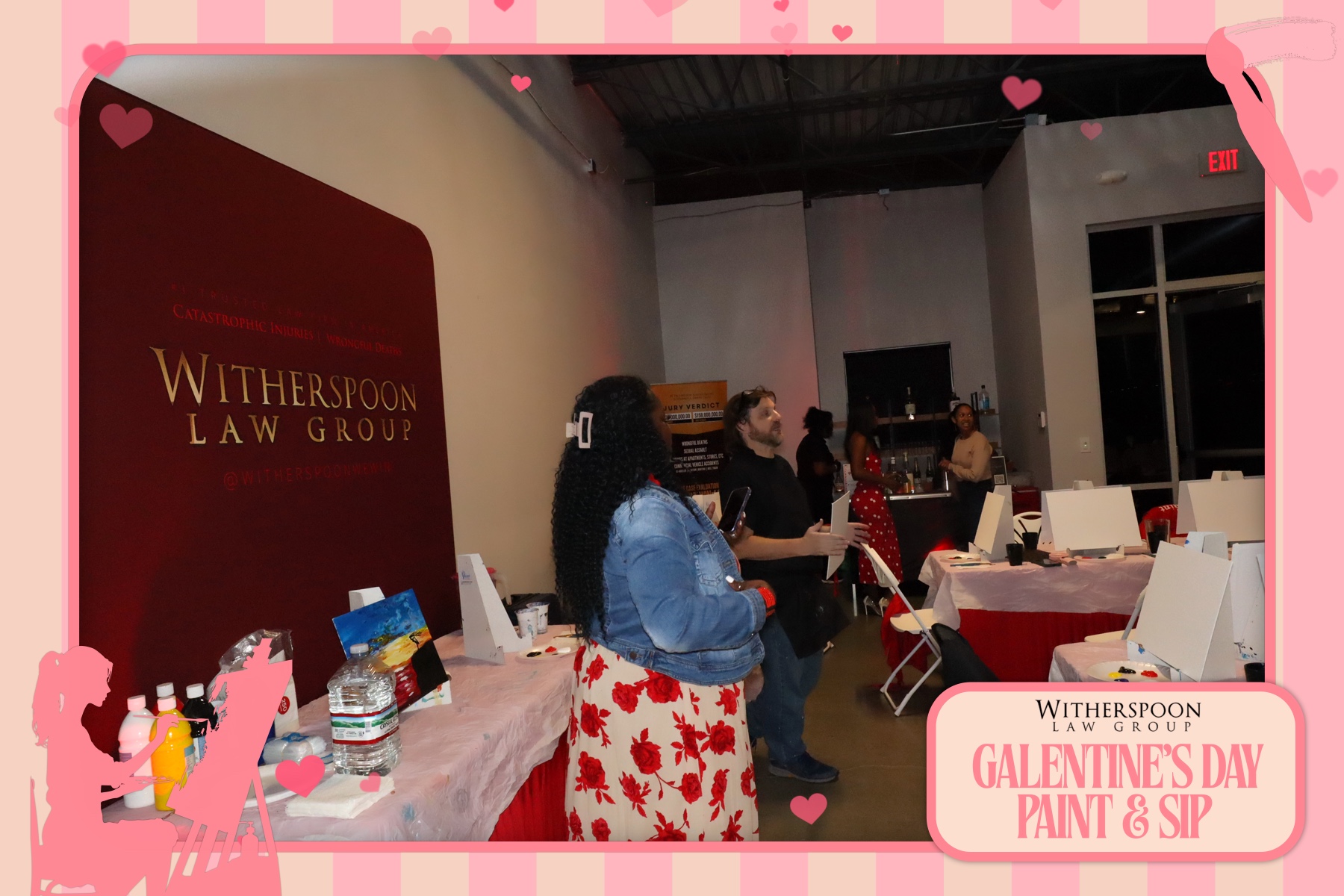 Galentine's Day:  Paint & Sip Party | View more photos from the event at gallery.rckapturedmemories.com/u/RCKapturedMemories/Galentines-Day-Paint-Sip-Party