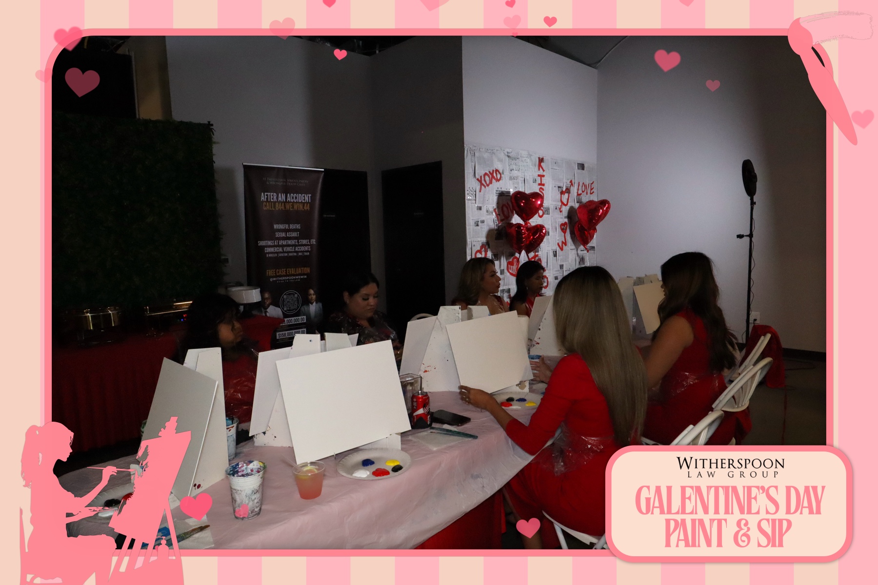 Galentine's Day:  Paint & Sip Party | View more photos from the event at gallery.rckapturedmemories.com/u/RCKapturedMemories/Galentines-Day-Paint-Sip-Party