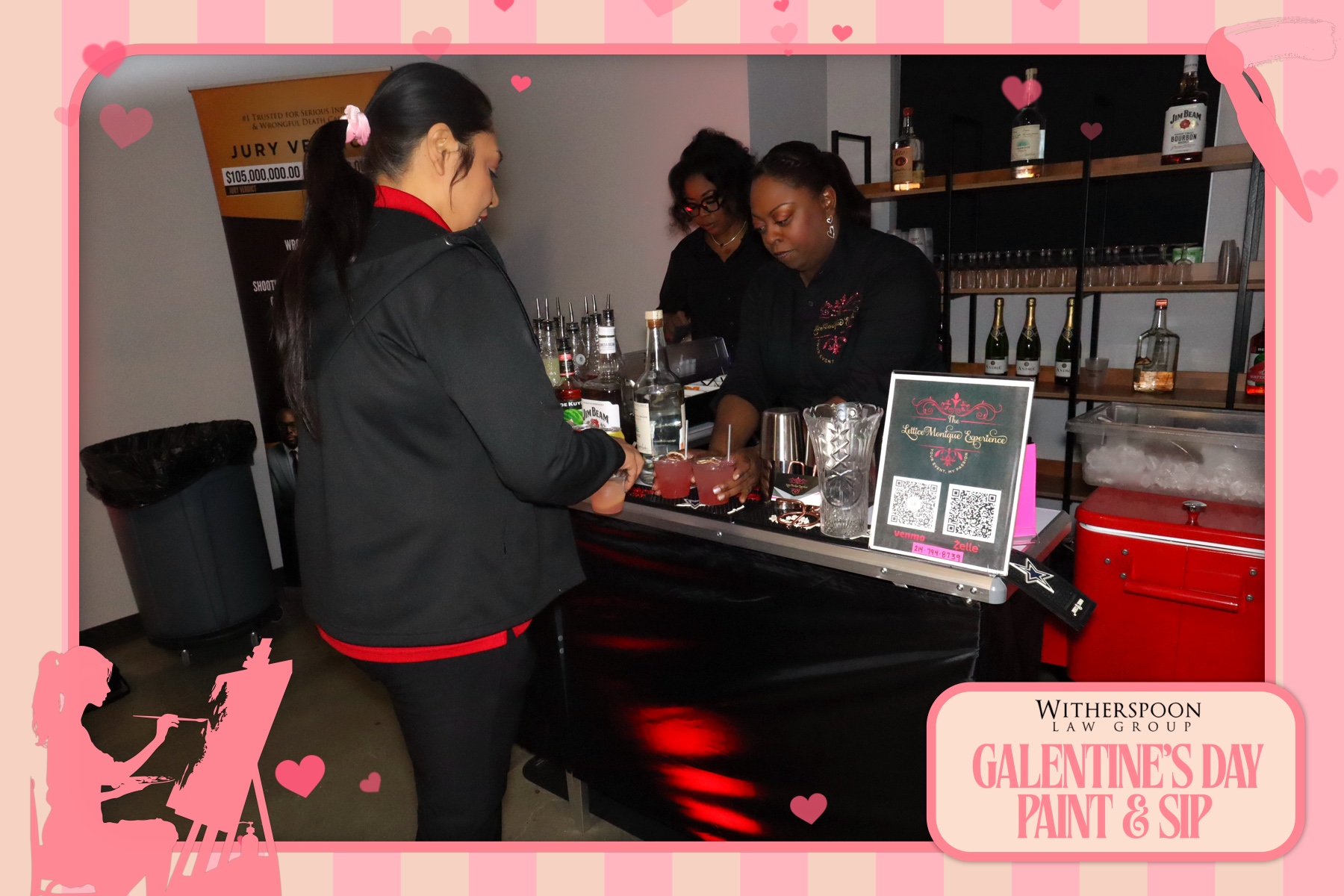 Galentine's Day:  Paint & Sip Party | View more photos from the event at gallery.rckapturedmemories.com/u/RCKapturedMemories/Galentines-Day-Paint-Sip-Party