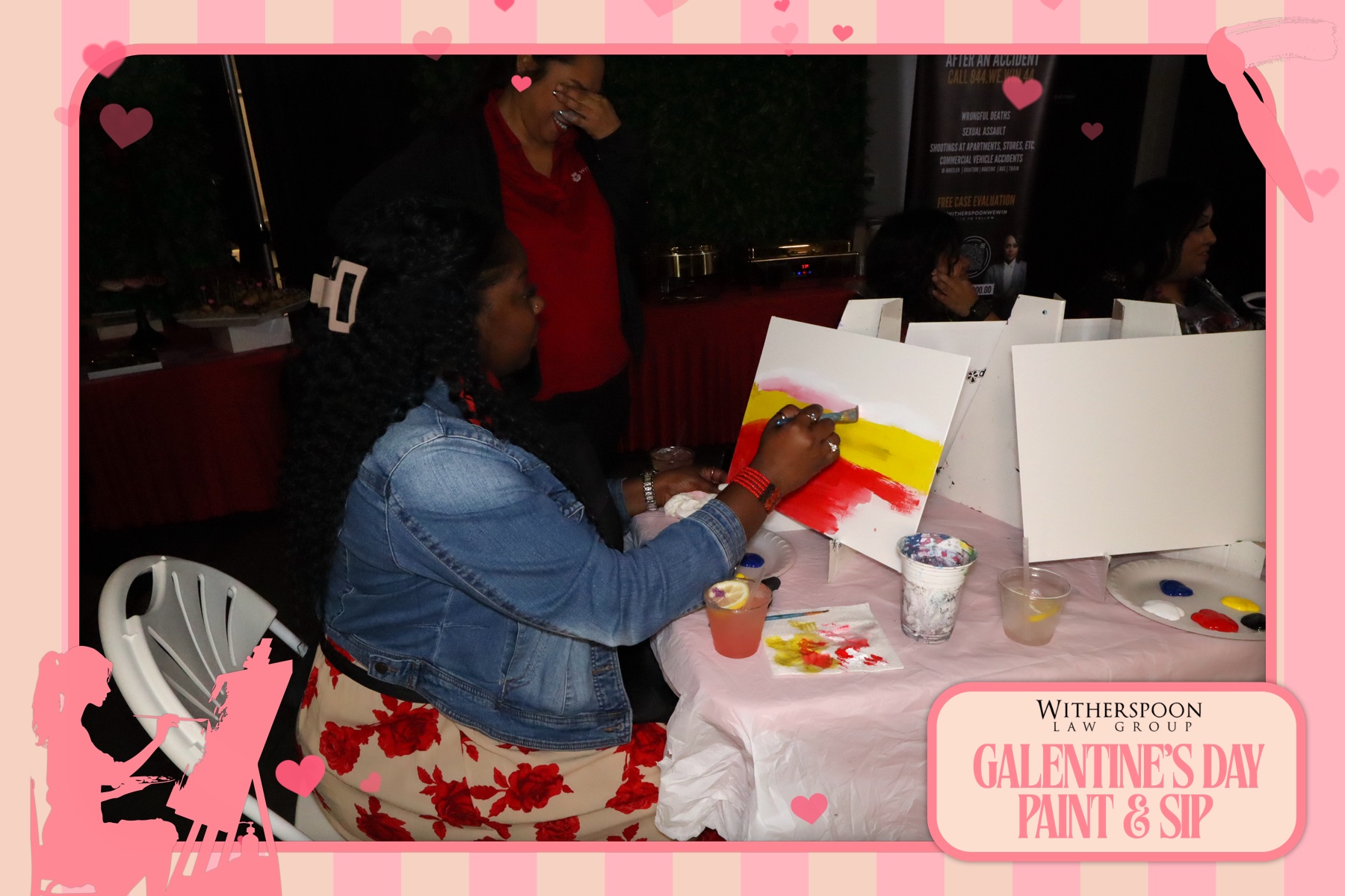 Galentine's Day:  Paint & Sip Party | View more photos from the event at gallery.rckapturedmemories.com/u/RCKapturedMemories/Galentines-Day-Paint-Sip-Party