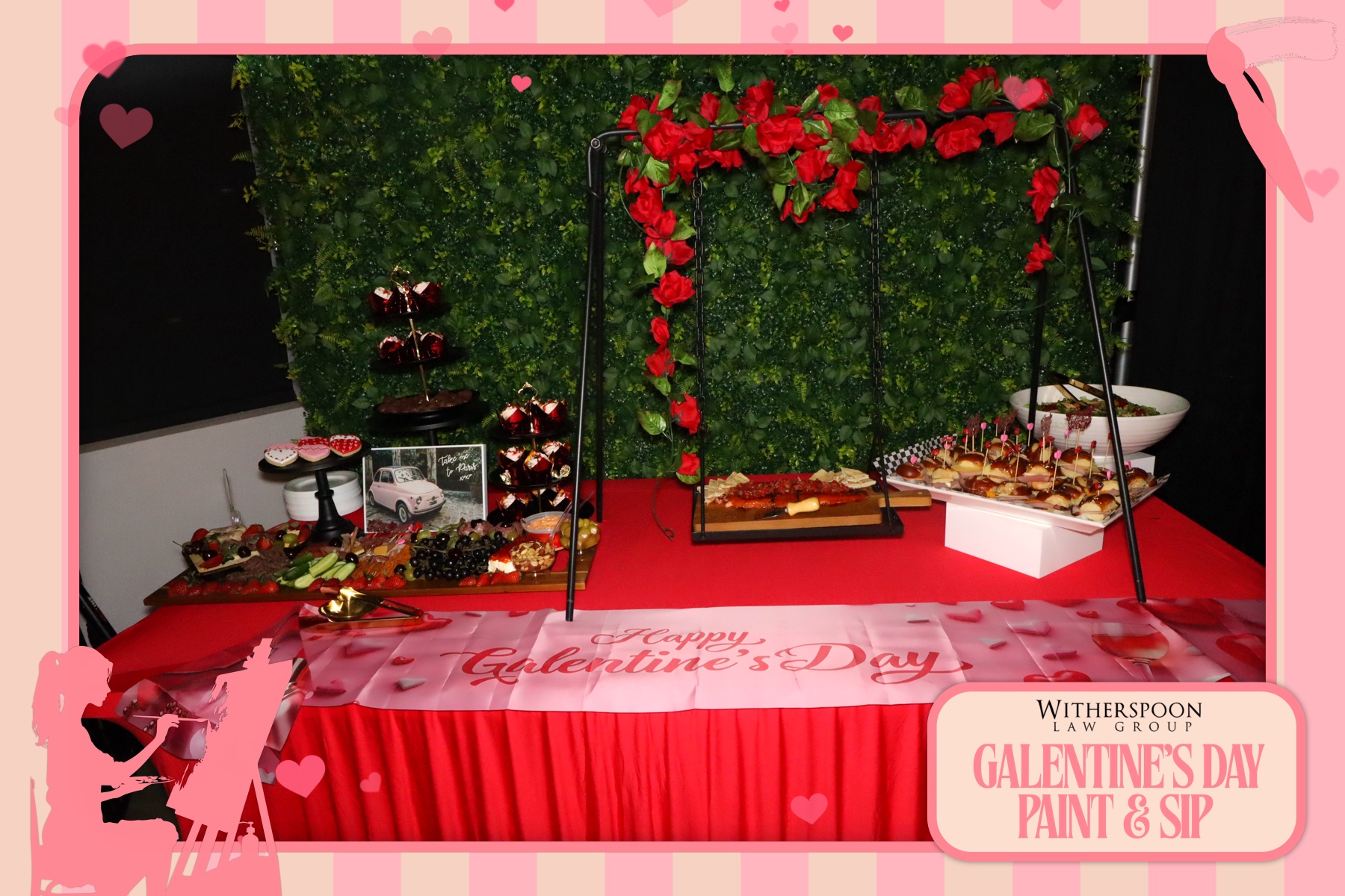 Galentine's Day:  Paint & Sip Party | View more photos from the event at gallery.rckapturedmemories.com/u/RCKapturedMemories/Galentines-Day-Paint-Sip-Party