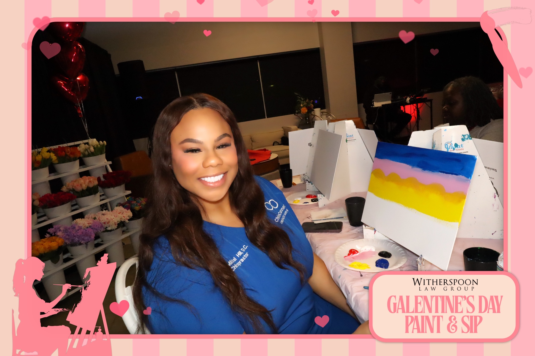 Galentine's Day:  Paint & Sip Party | View more photos from the event at gallery.rckapturedmemories.com/u/RCKapturedMemories/Galentines-Day-Paint-Sip-Party