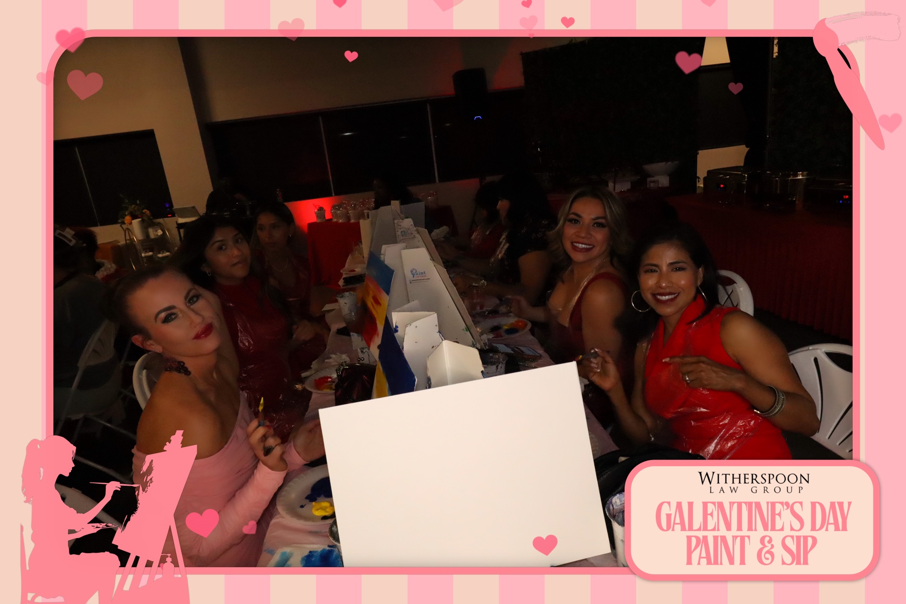 Galentine's Day:  Paint & Sip Party | View more photos from the event at gallery.rckapturedmemories.com/u/RCKapturedMemories/Galentines-Day-Paint-Sip-Party