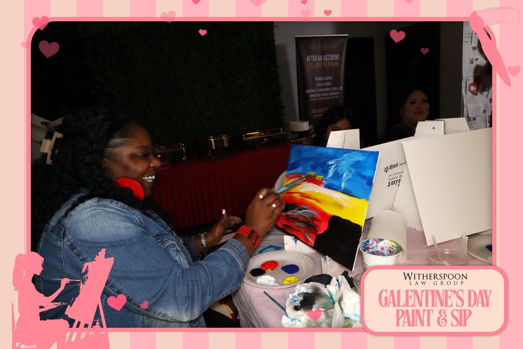 Galentine's Day:  Paint & Sip Party | View more photos from the event at gallery.rckapturedmemories.com/u/RCKapturedMemories/Galentines-Day-Paint-Sip-Party