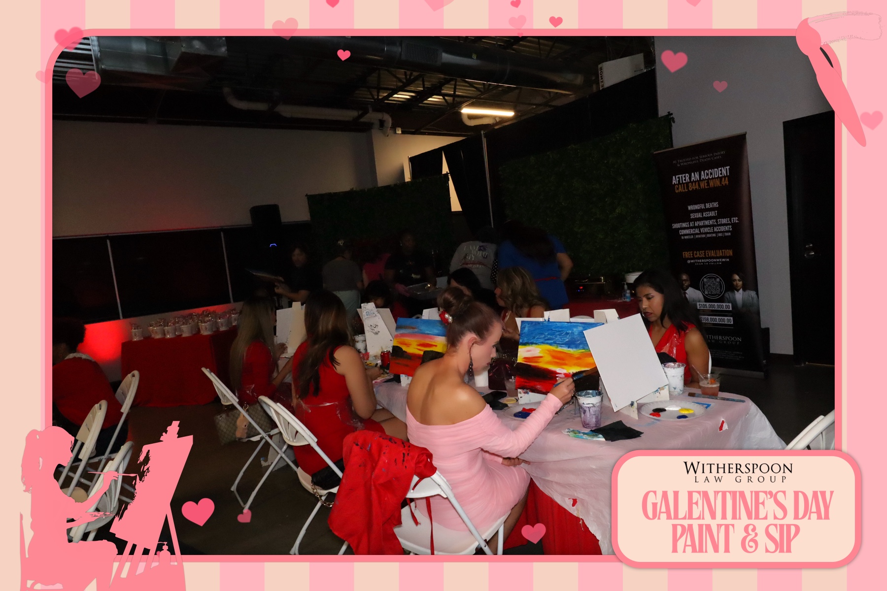 Galentine's Day:  Paint & Sip Party | View more photos from the event at gallery.rckapturedmemories.com/u/RCKapturedMemories/Galentines-Day-Paint-Sip-Party