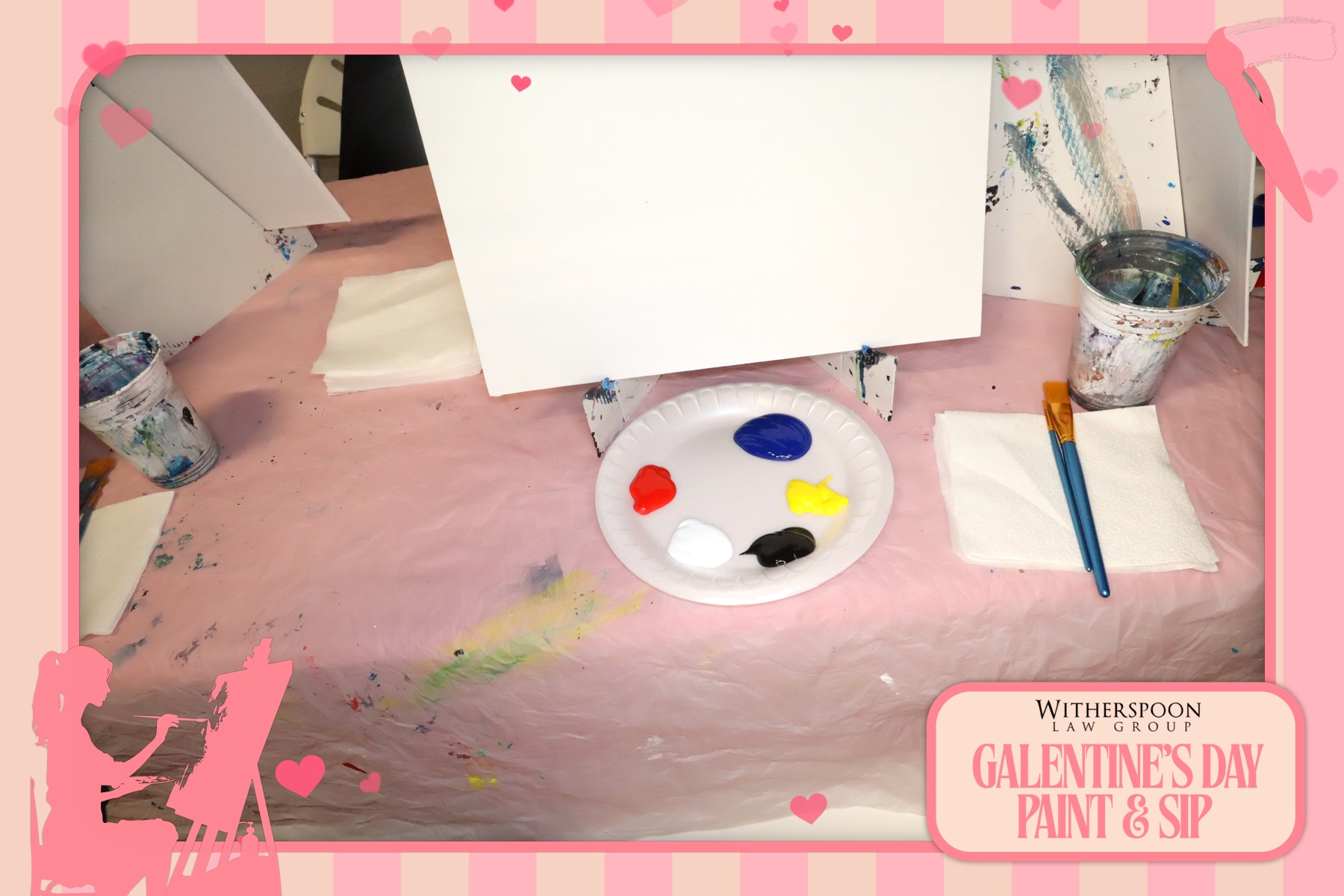 Galentine's Day:  Paint & Sip Party | View more photos from the event at gallery.rckapturedmemories.com/u/RCKapturedMemories/Galentines-Day-Paint-Sip-Party