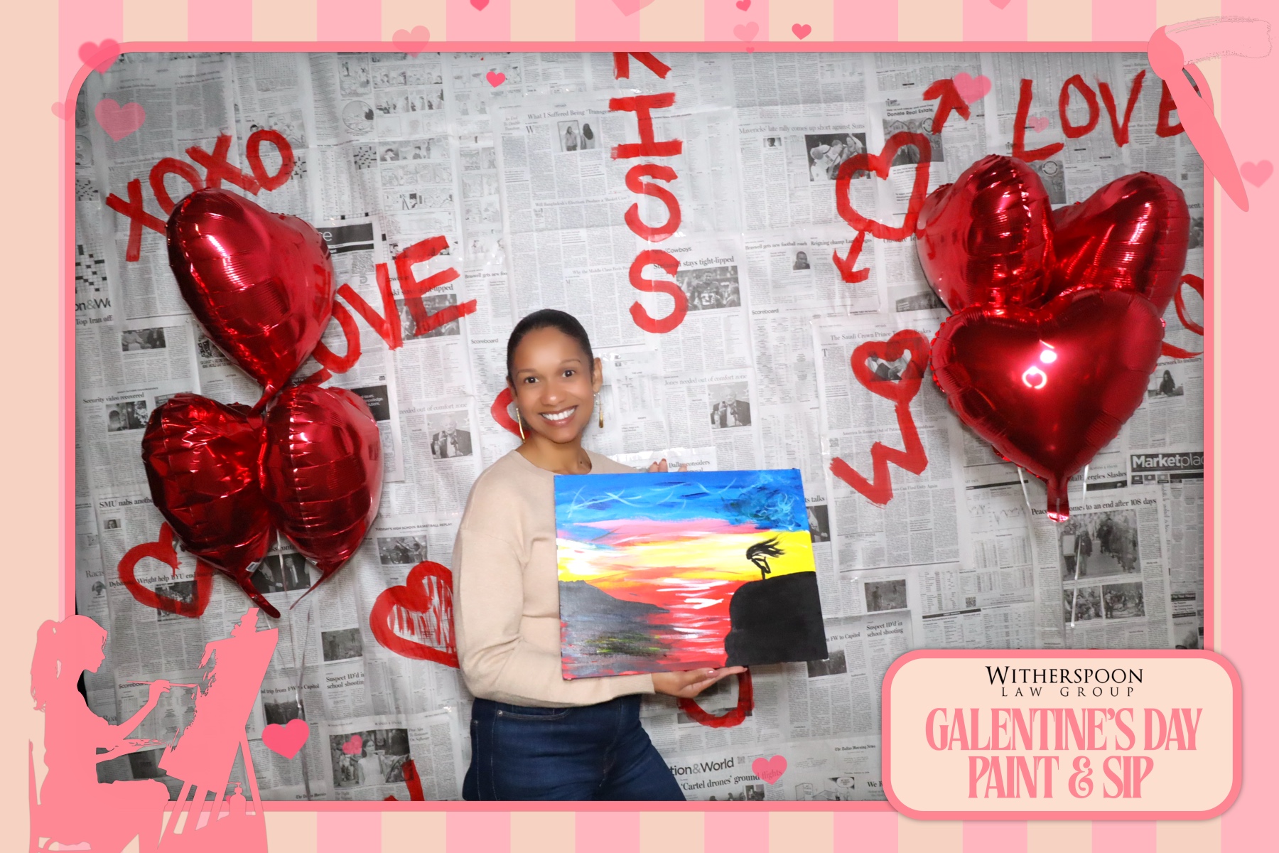 Galentine's Day:  Paint & Sip Party | View more photos from the event at gallery.rckapturedmemories.com/u/RCKapturedMemories/Galentines-Day-Paint-Sip-Party