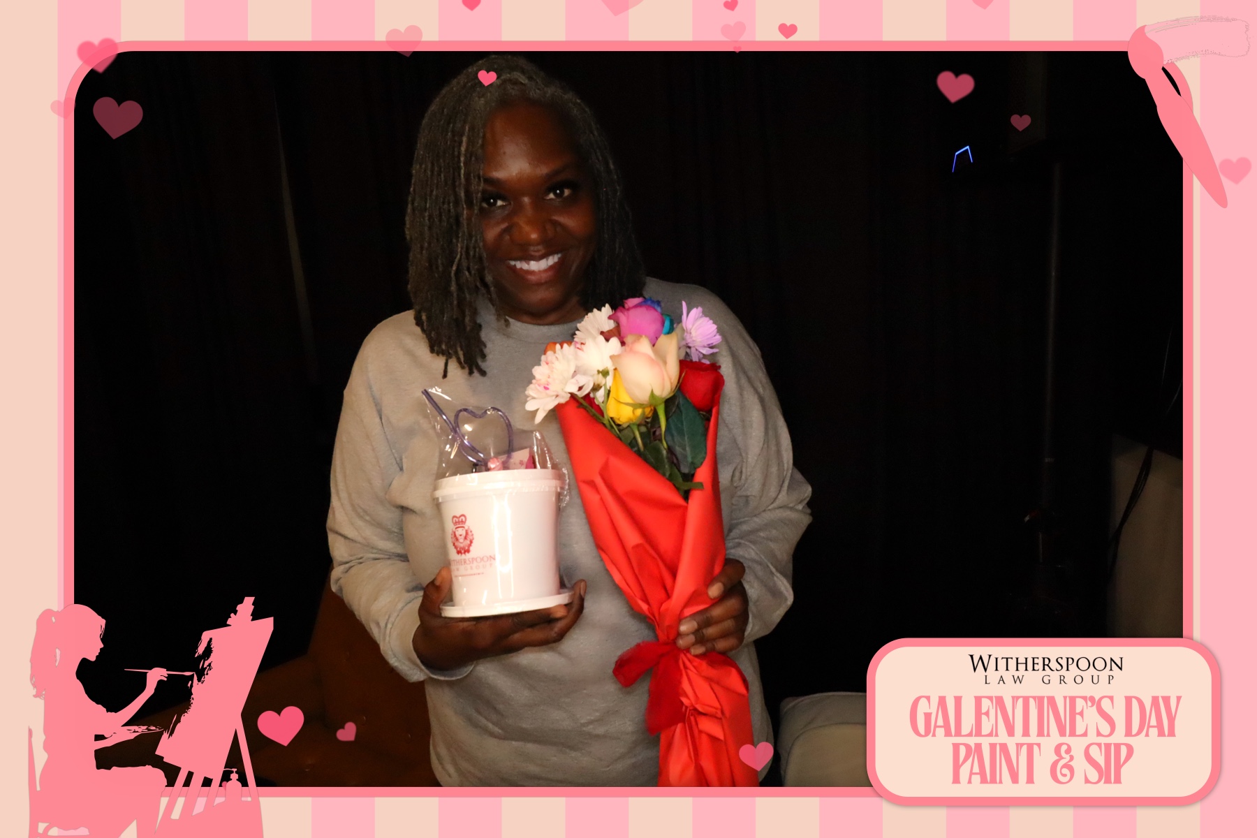 Galentine's Day:  Paint & Sip Party | View more photos from the event at gallery.rckapturedmemories.com/u/RCKapturedMemories/Galentines-Day-Paint-Sip-Party