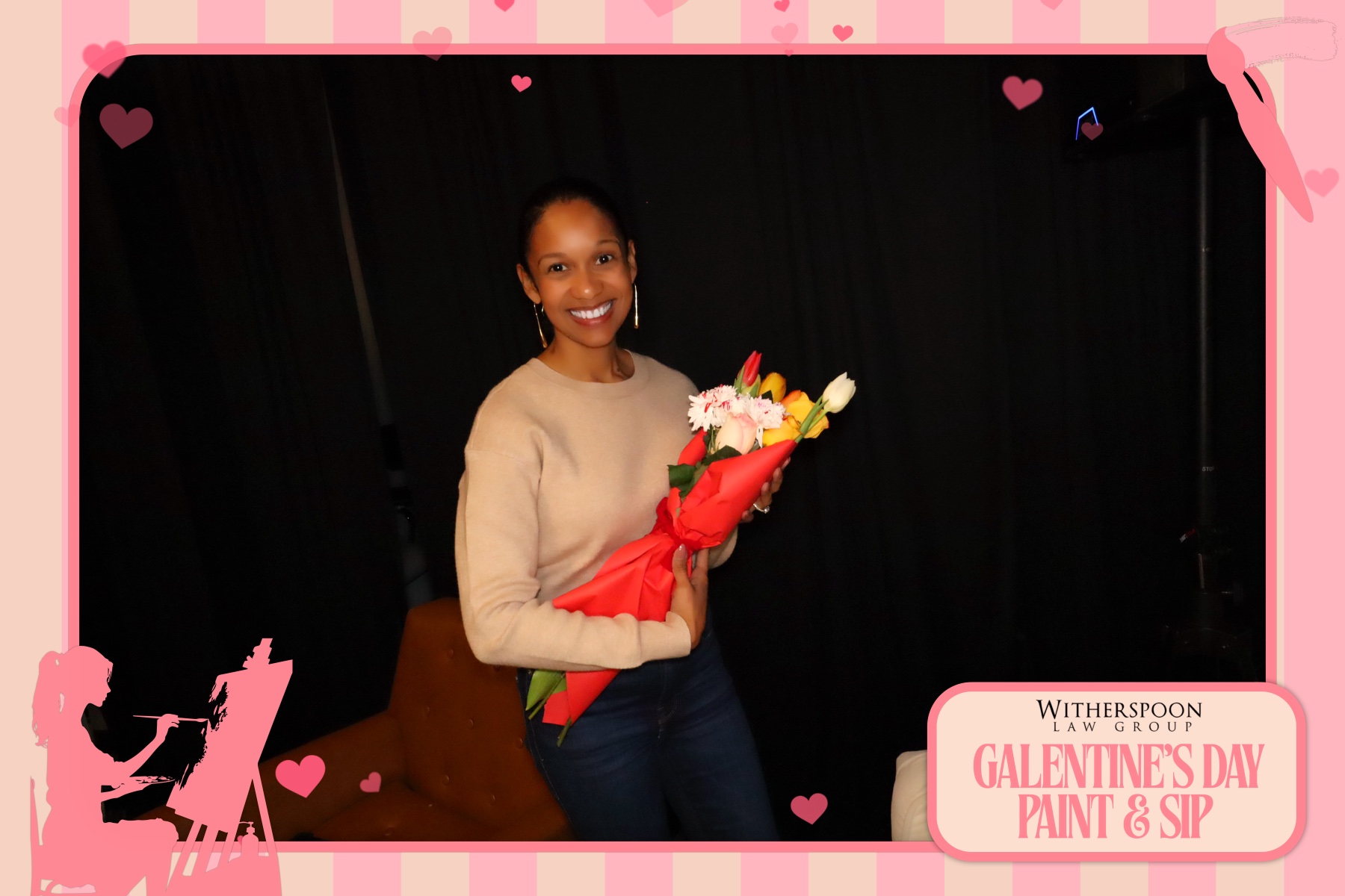 Galentine's Day:  Paint & Sip Party | View more photos from the event at gallery.rckapturedmemories.com/u/RCKapturedMemories/Galentines-Day-Paint-Sip-Party