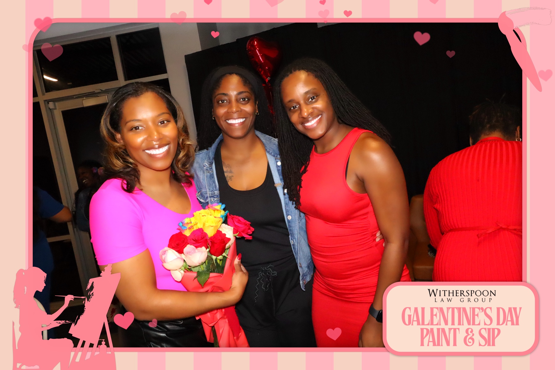 Galentine's Day:  Paint & Sip Party | View more photos from the event at gallery.rckapturedmemories.com/u/RCKapturedMemories/Galentines-Day-Paint-Sip-Party