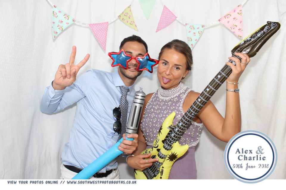 Alex and Charlie | View more photos from the event at gallery.southwestphotobooths.co.uk/u/SWPB/Alex-and-Charlie