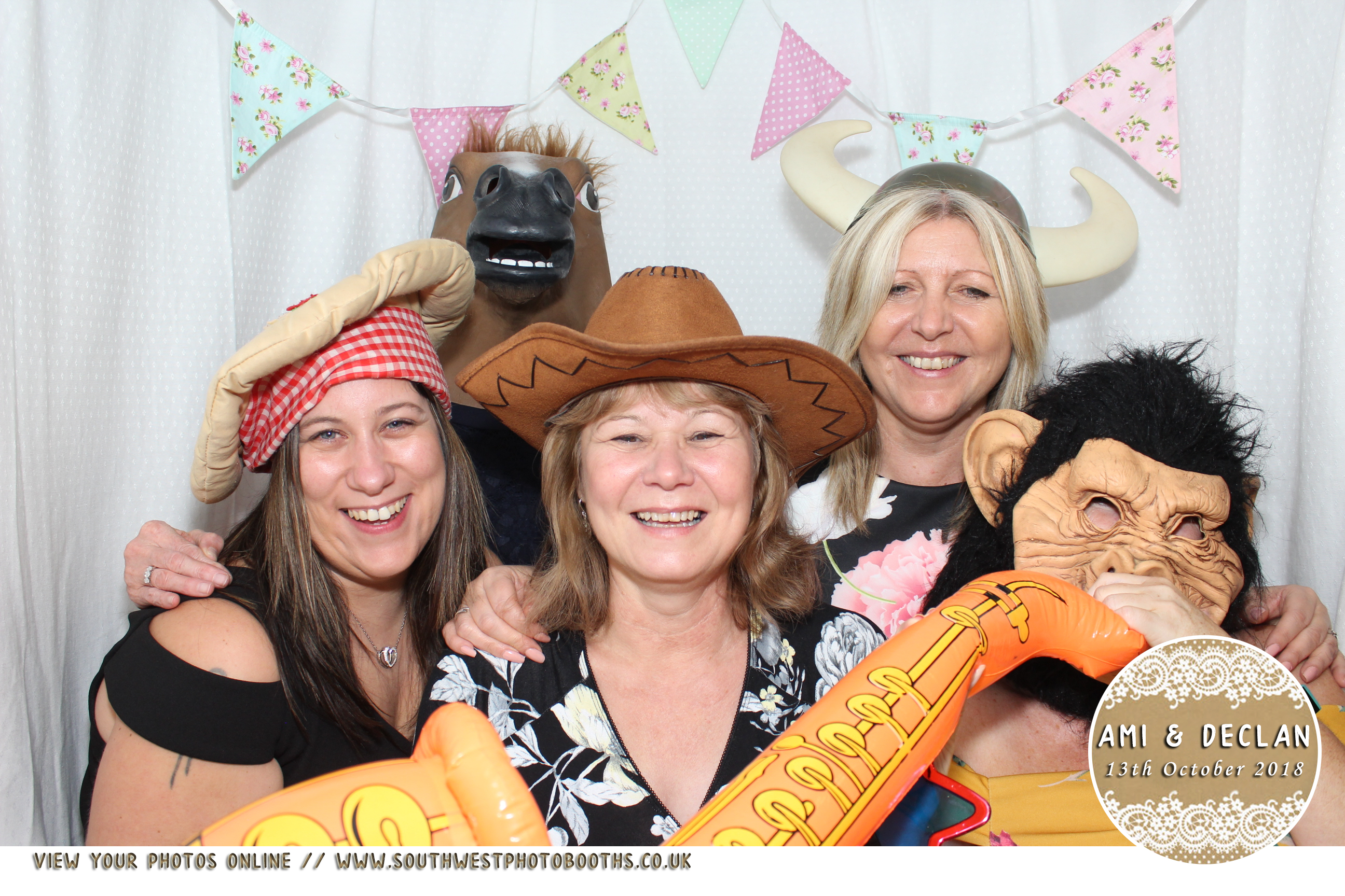 Ami and Declan | View more photos from the event at gallery.southwestphotobooths.co.uk/u/SWPB/Ami-and-Declan