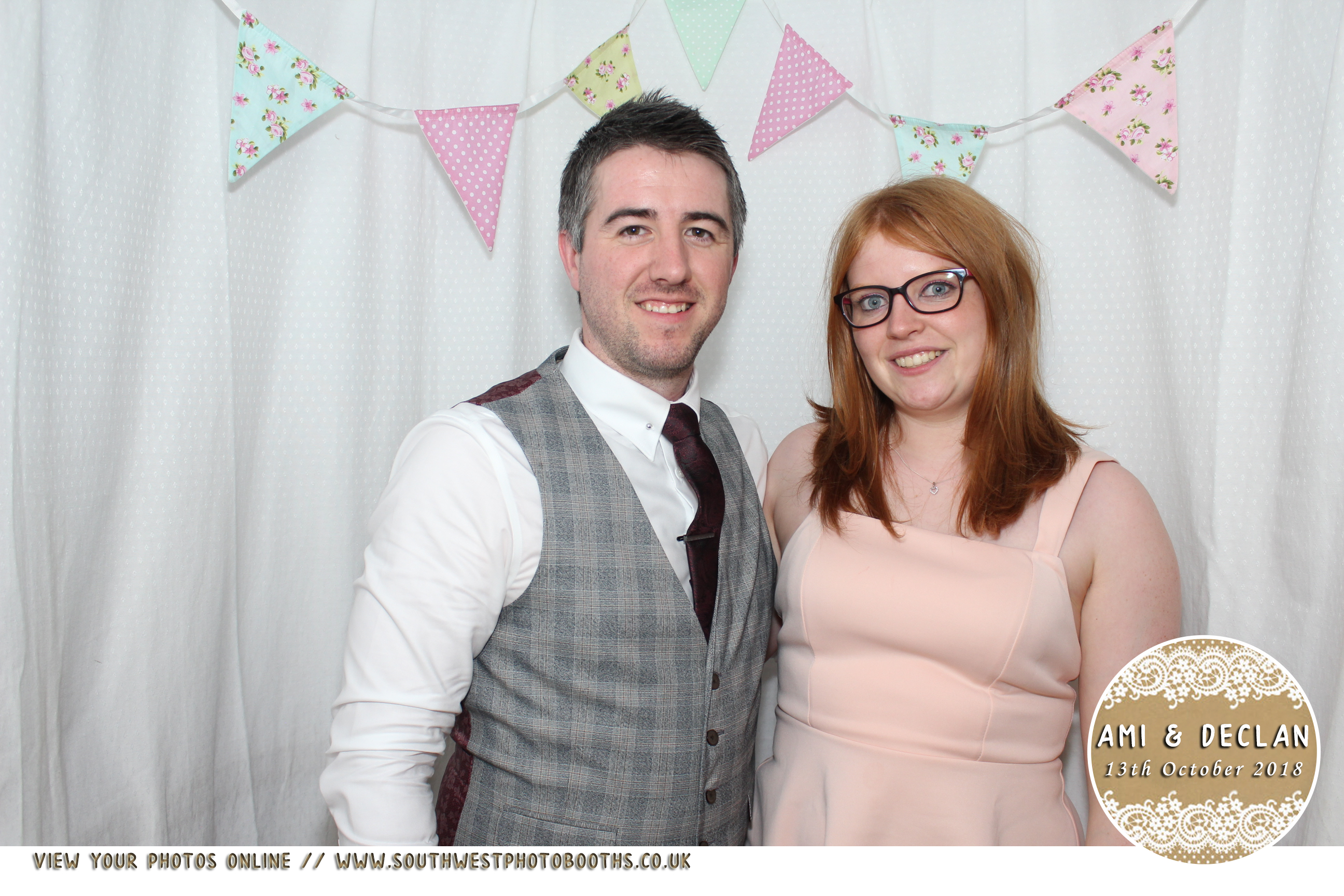 Ami and Declan | View more photos from the event at gallery.southwestphotobooths.co.uk/u/SWPB/Ami-and-Declan