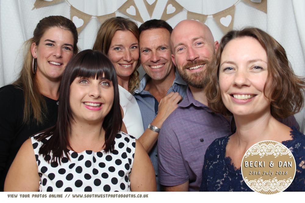 Becki and Dan | View more photos from the event at gallery.southwestphotobooths.co.uk/u/SWPB/Becki-and-Dan