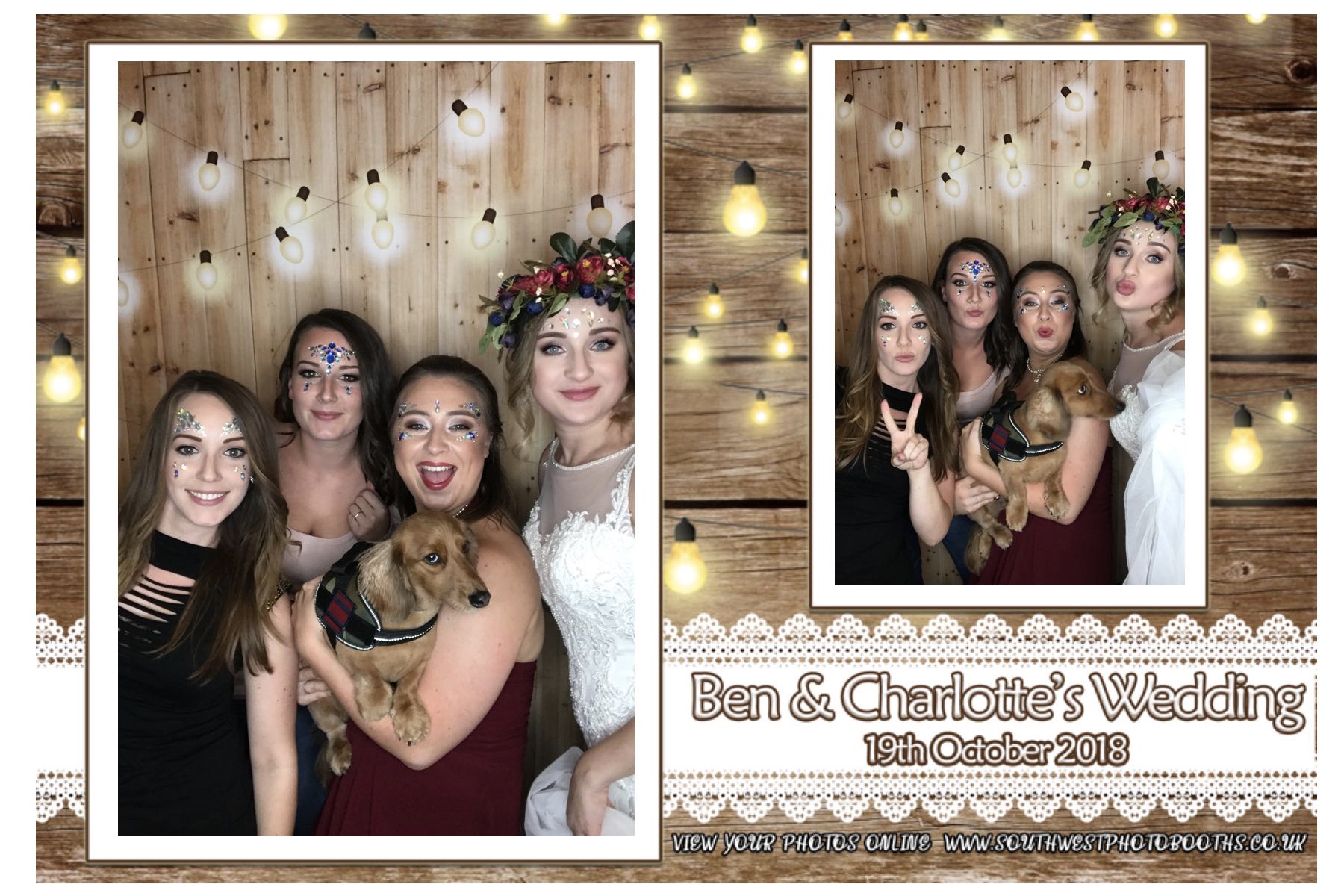 Ben & Charlotte | View more photos from the event at gallery.southwestphotobooths.co.uk/u/SWPB/Ben-Charlotte