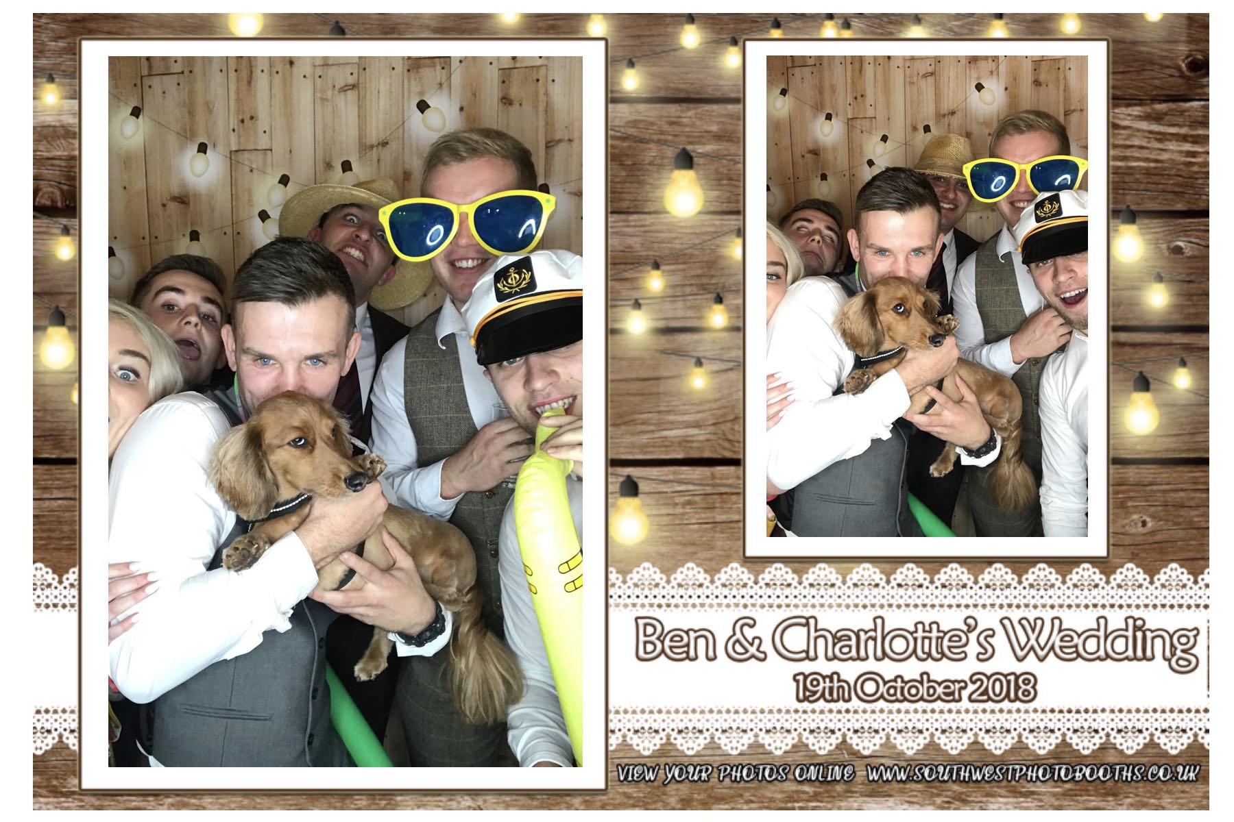 Ben & Charlotte | View more photos from the event at gallery.southwestphotobooths.co.uk/u/SWPB/Ben-Charlotte