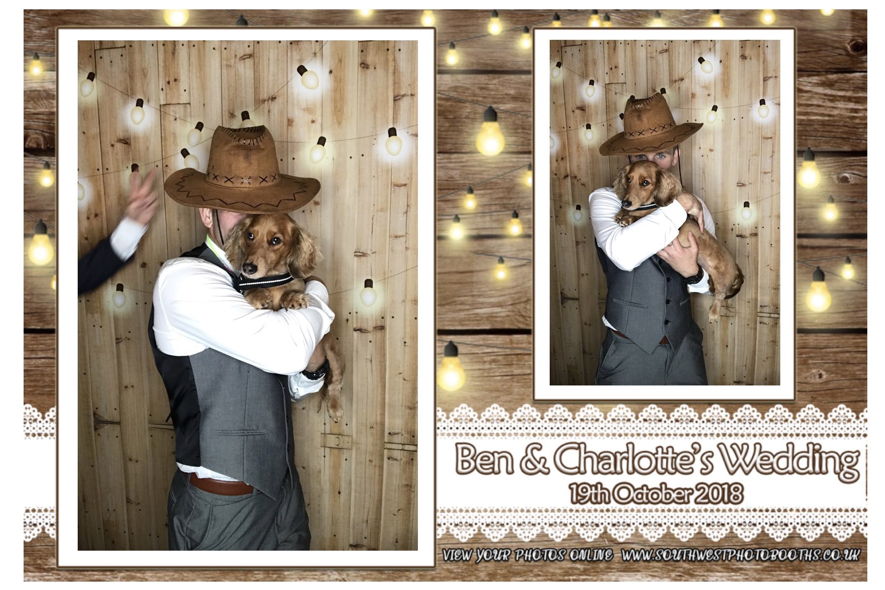 Ben & Charlotte | View more photos from the event at gallery.southwestphotobooths.co.uk/u/SWPB/Ben-Charlotte