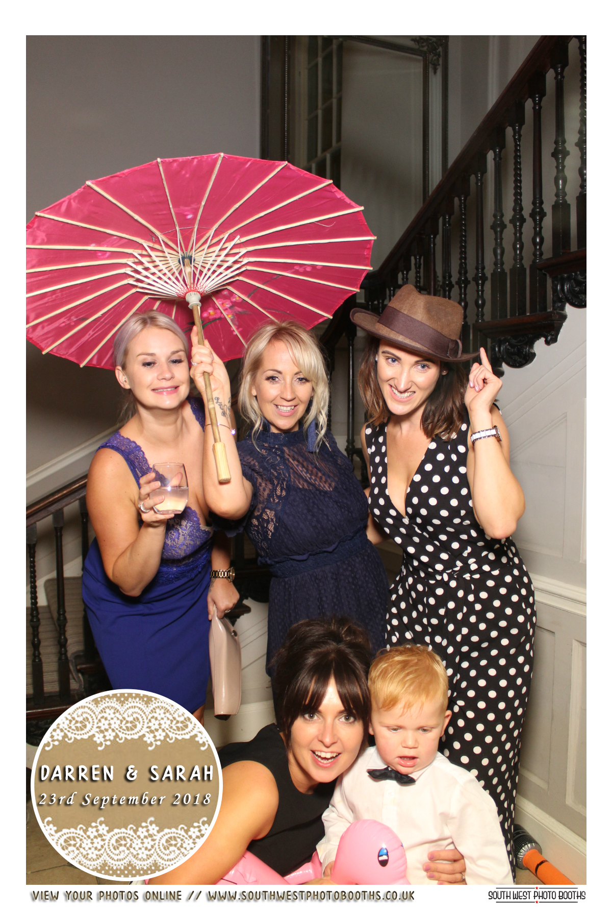 Darren and Sarah | View more photos from the event at gallery.southwestphotobooths.co.uk/u/SWPB/Darren-and-Sarah