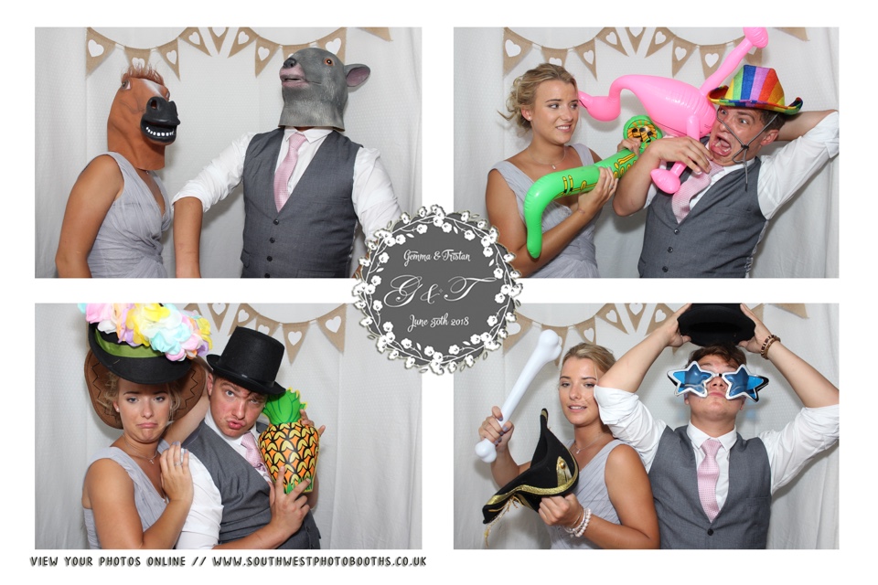 Gemma and Tristan | View more photos from the event at gallery.southwestphotobooths.co.uk/u/SWPB/Gemma-and-Tristan