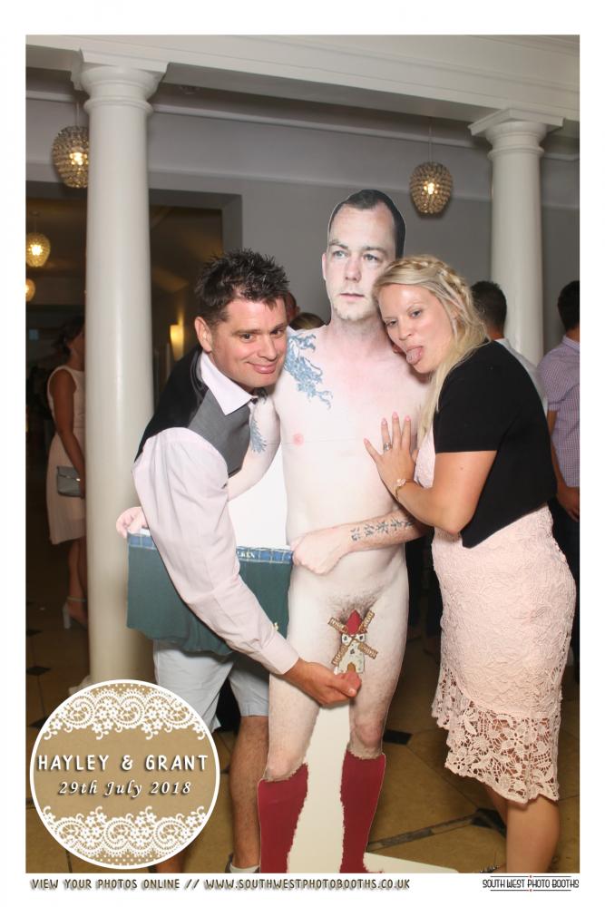 Hayley and Grant | View more photos from the event at gallery.southwestphotobooths.co.uk/u/SWPB/Hayley-and-Grant