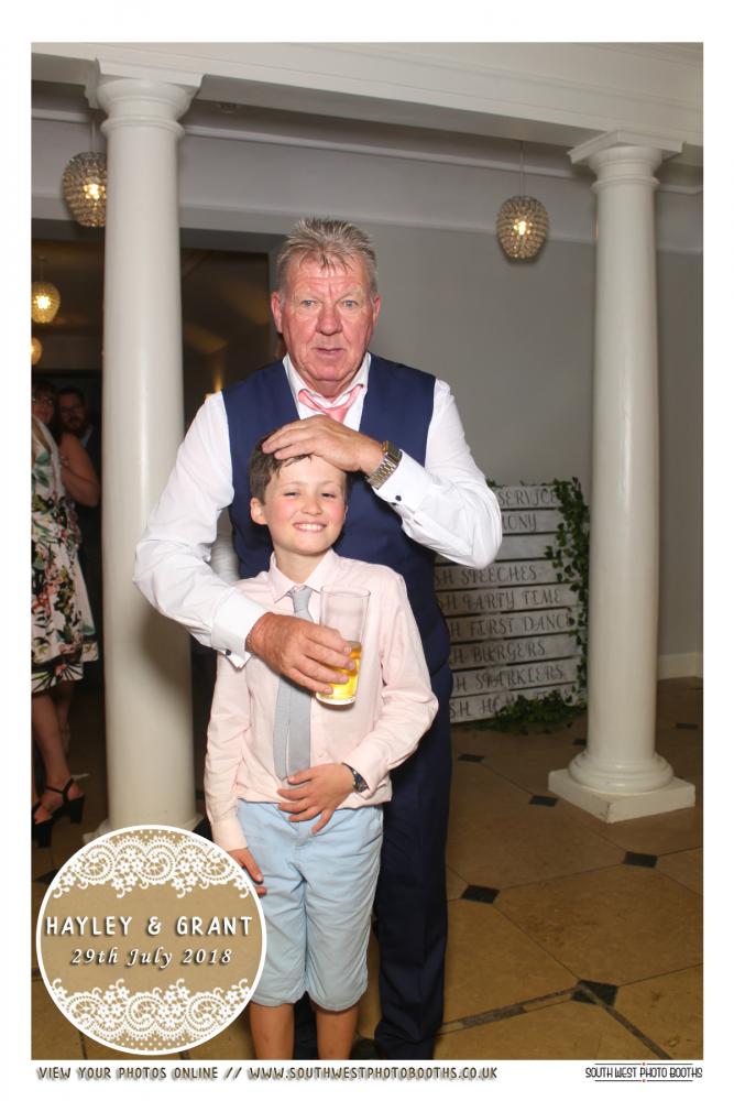 Hayley and Grant | View more photos from the event at gallery.southwestphotobooths.co.uk/u/SWPB/Hayley-and-Grant