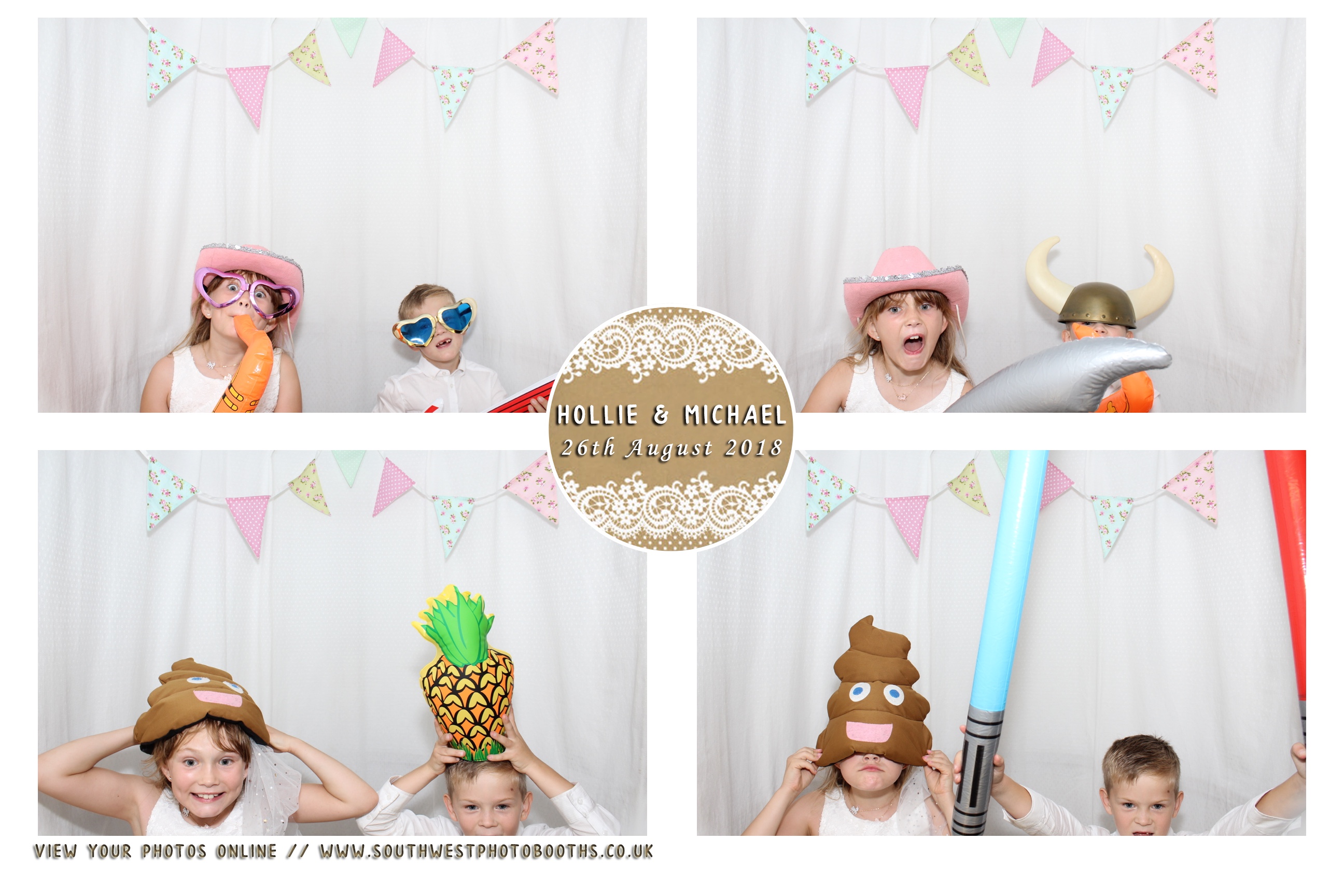 Hollie and Michael | View more photos from the event at gallery.southwestphotobooths.co.uk/u/SWPB/Hollie-and-Michael