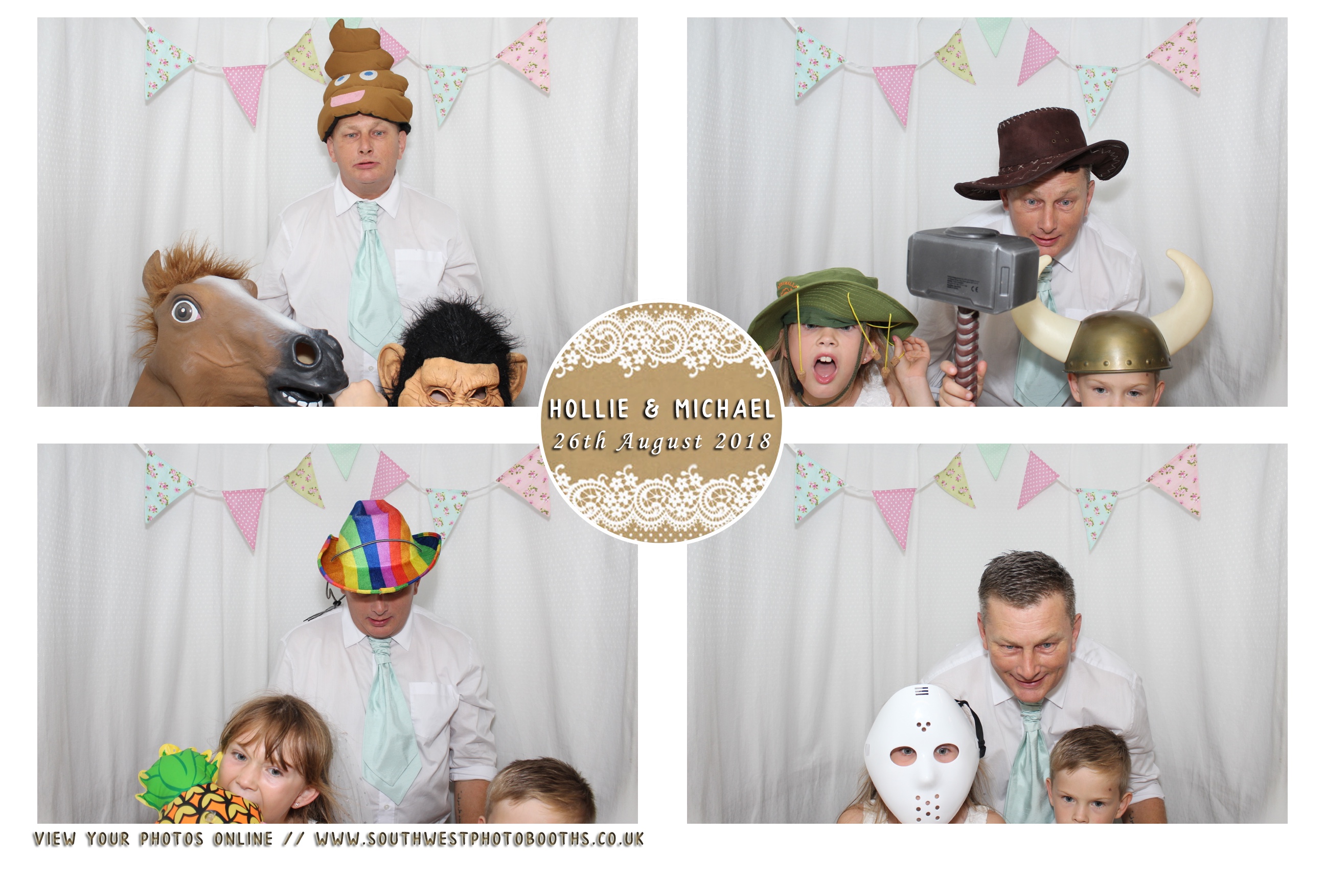 Hollie and Michael | View more photos from the event at gallery.southwestphotobooths.co.uk/u/SWPB/Hollie-and-Michael