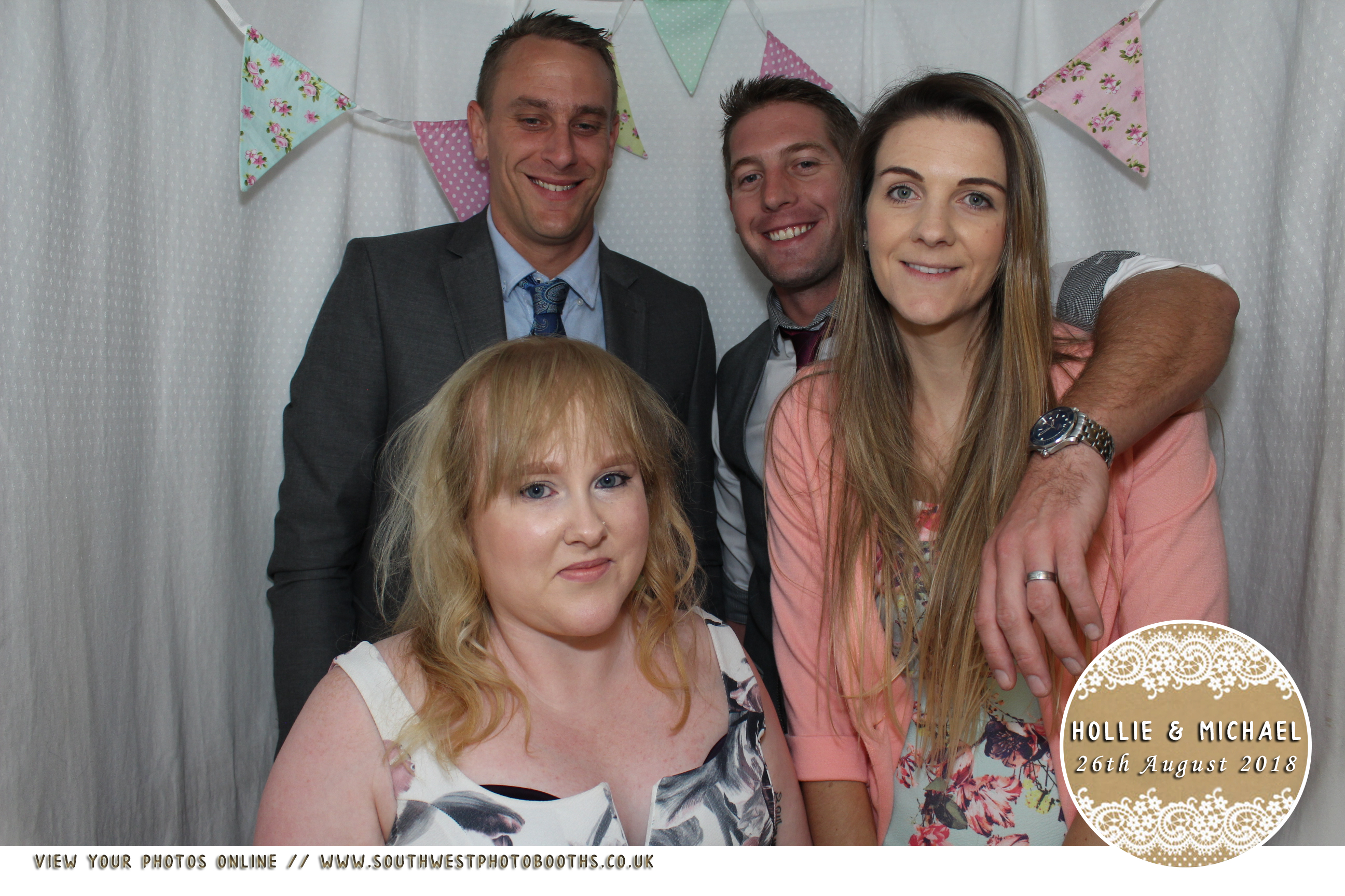 Hollie and Michael | View more photos from the event at gallery.southwestphotobooths.co.uk/u/SWPB/Hollie-and-Michael