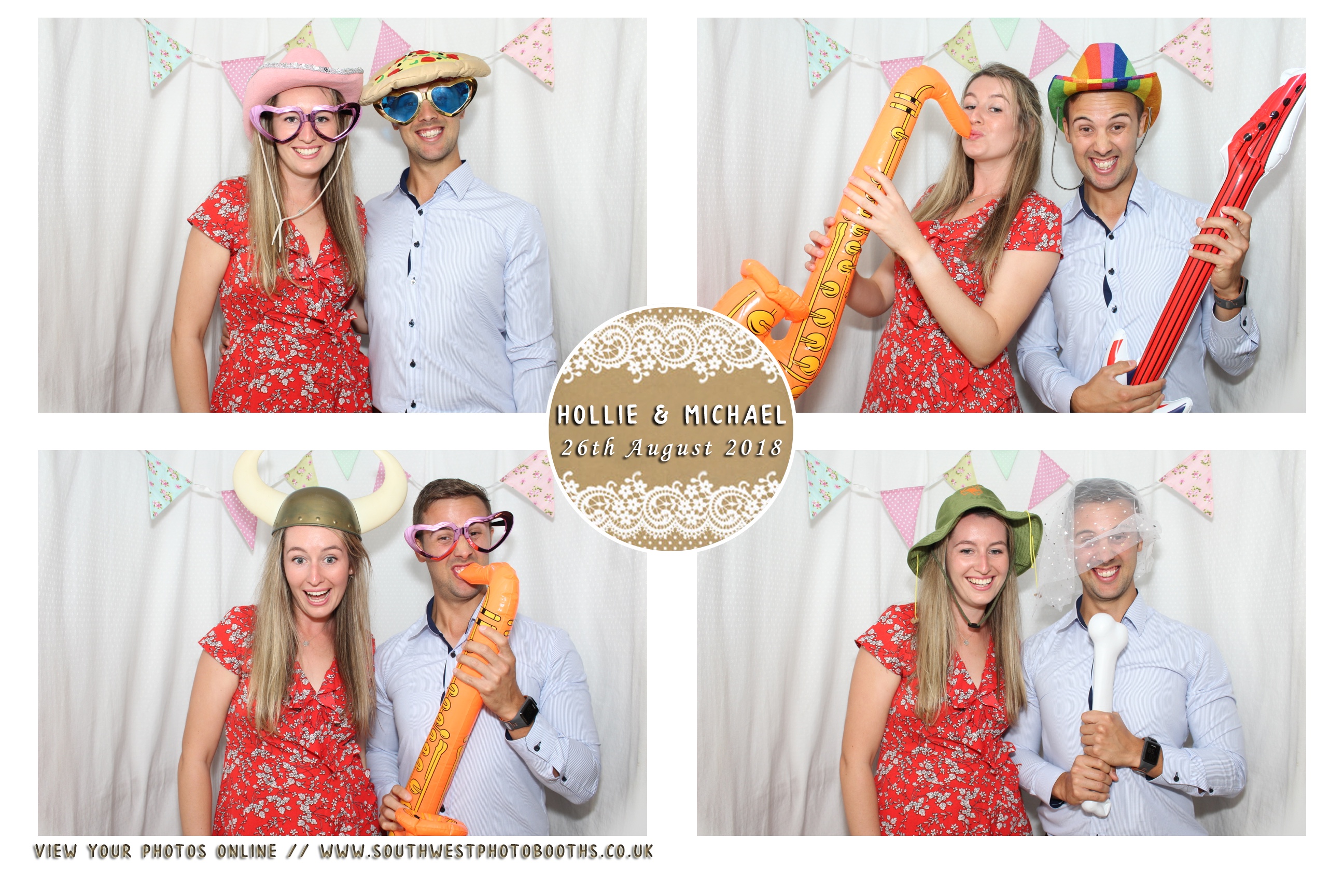 Hollie and Michael | View more photos from the event at gallery.southwestphotobooths.co.uk/u/SWPB/Hollie-and-Michael