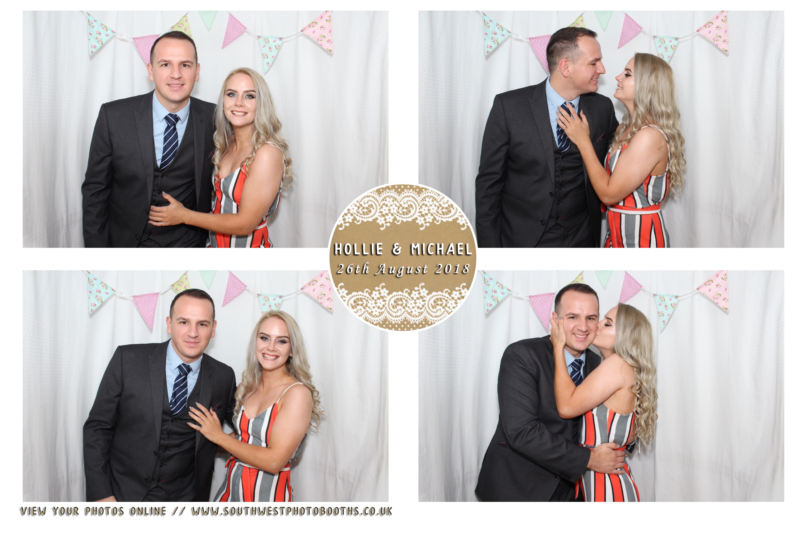 Hollie and Michael | View more photos from the event at gallery.southwestphotobooths.co.uk/u/SWPB/Hollie-and-Michael