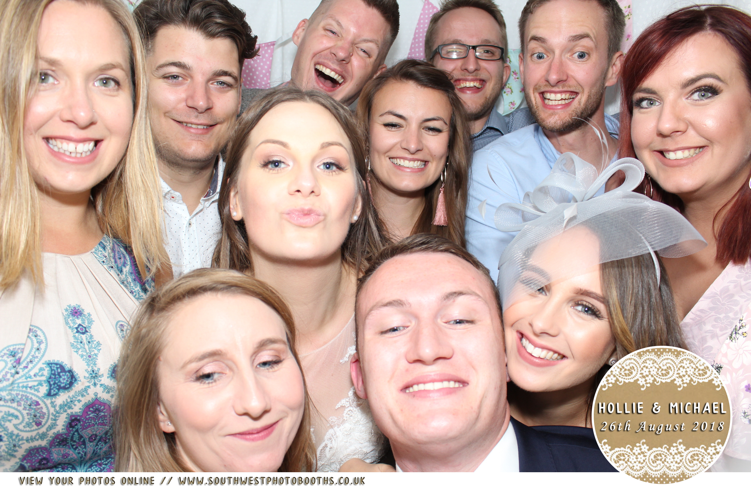 Hollie and Michael | View more photos from the event at gallery.southwestphotobooths.co.uk/u/SWPB/Hollie-and-Michael
