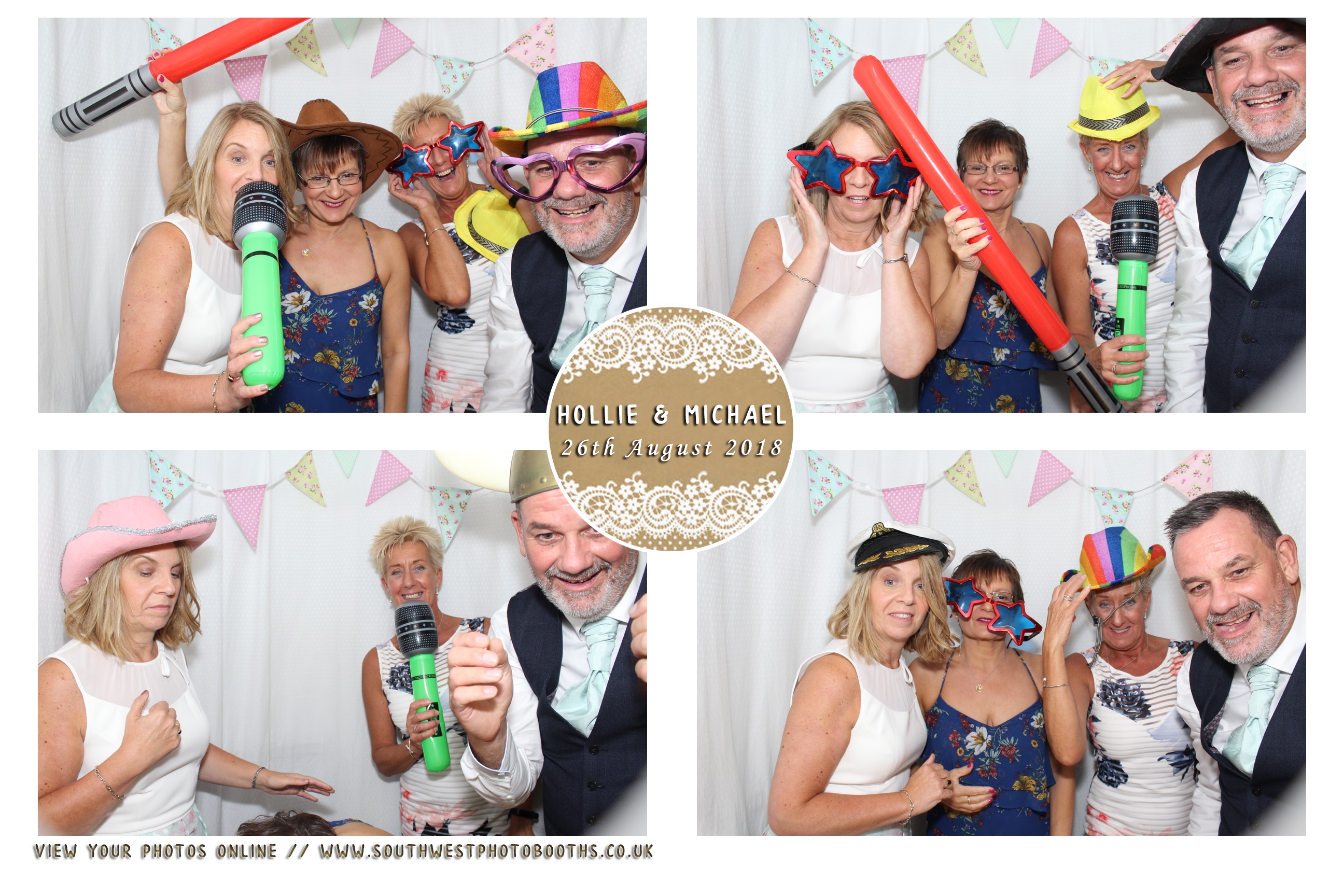 Hollie and Michael | View more photos from the event at gallery.southwestphotobooths.co.uk/u/SWPB/Hollie-and-Michael