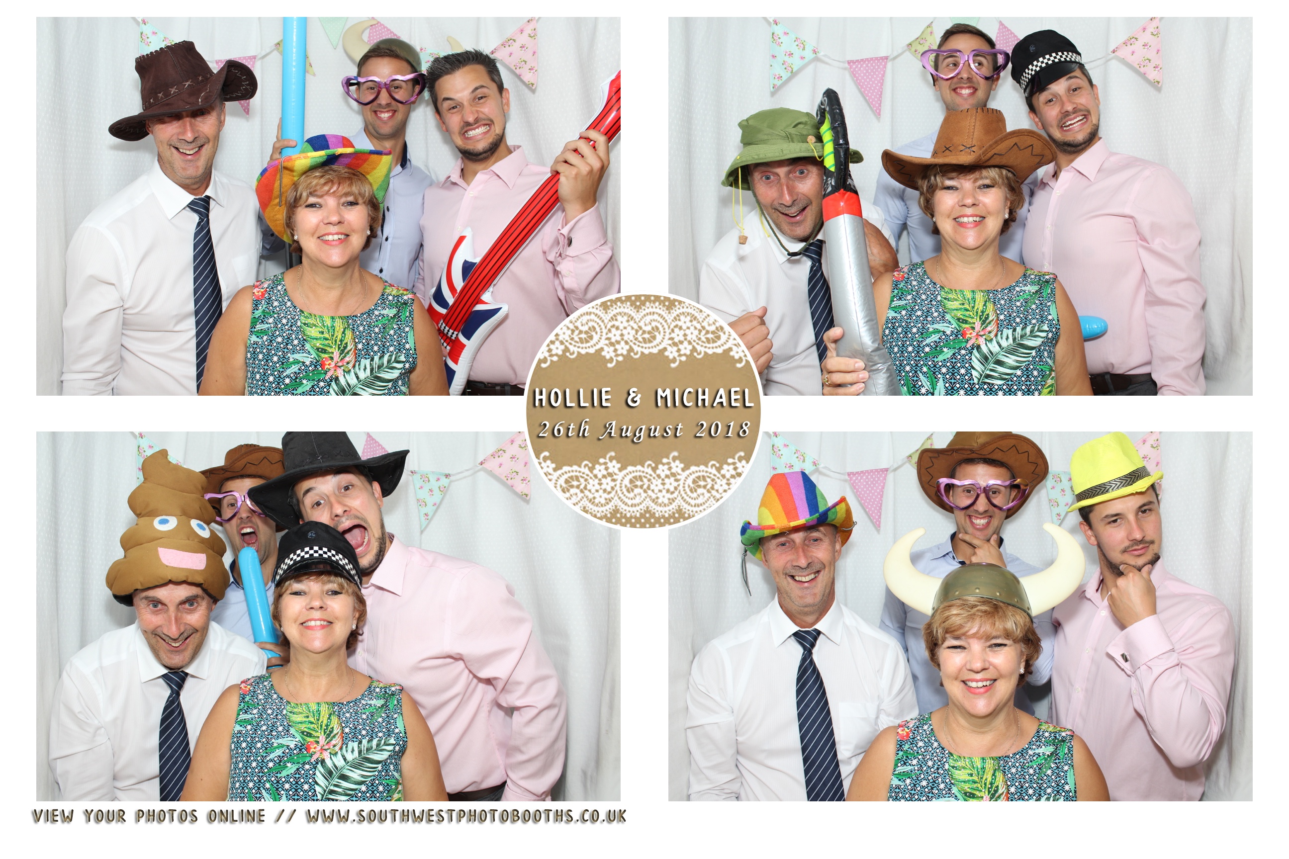 Hollie and Michael | View more photos from the event at gallery.southwestphotobooths.co.uk/u/SWPB/Hollie-and-Michael
