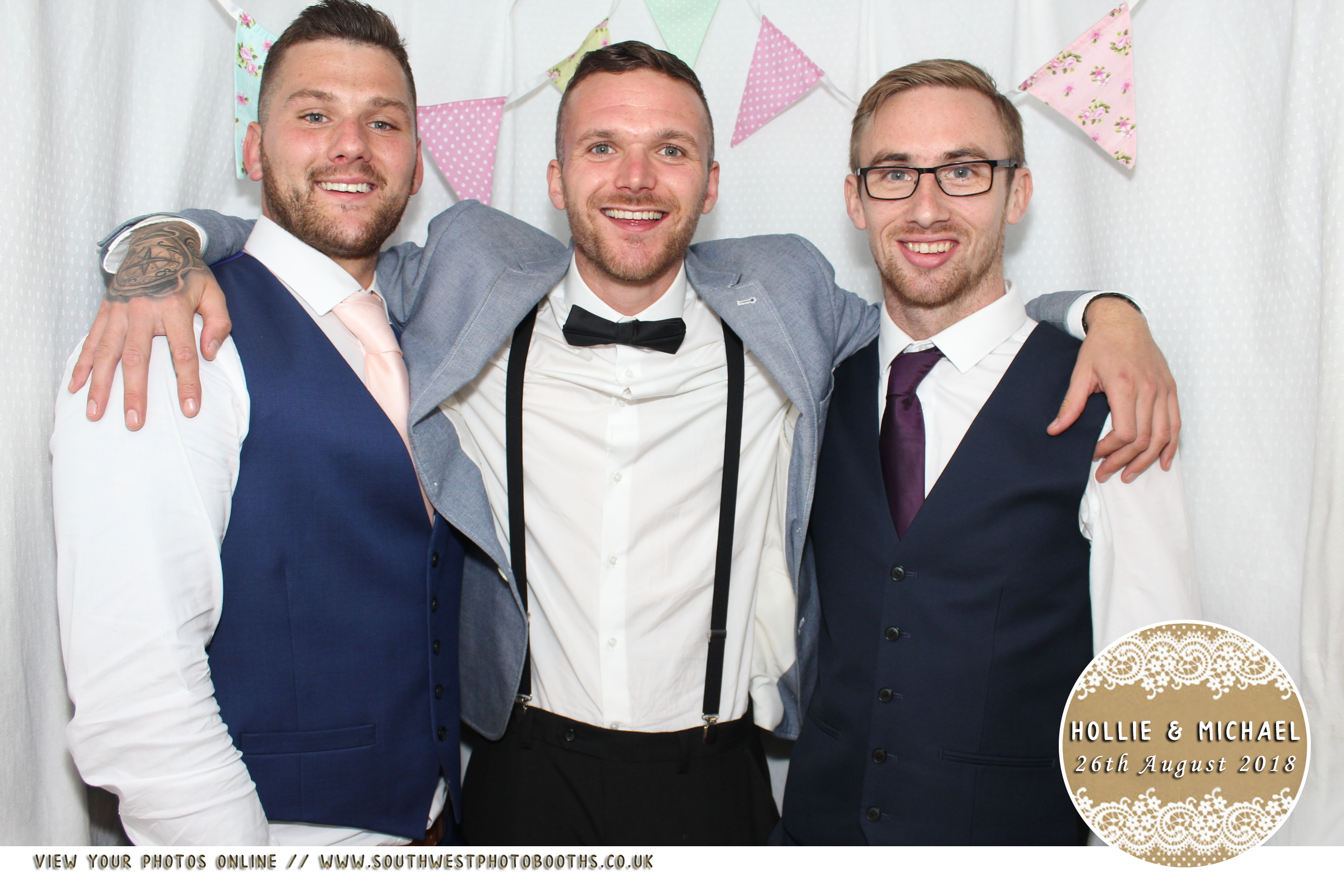 Hollie and Michael | View more photos from the event at gallery.southwestphotobooths.co.uk/u/SWPB/Hollie-and-Michael