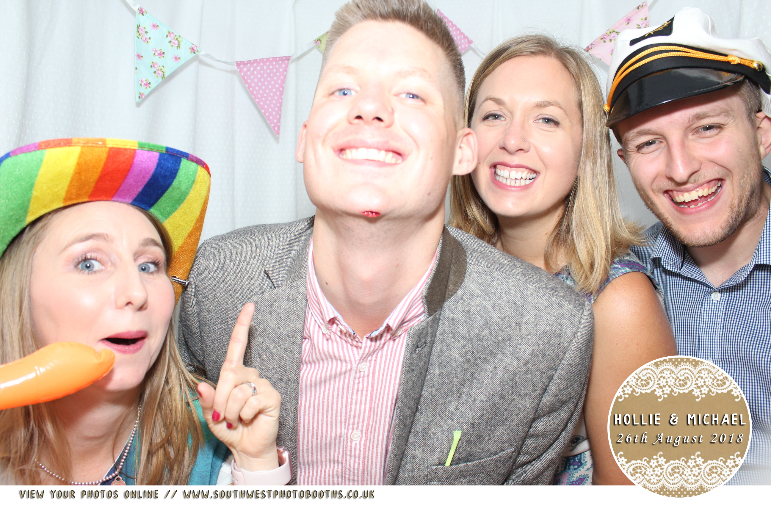 Hollie and Michael | View more photos from the event at gallery.southwestphotobooths.co.uk/u/SWPB/Hollie-and-Michael